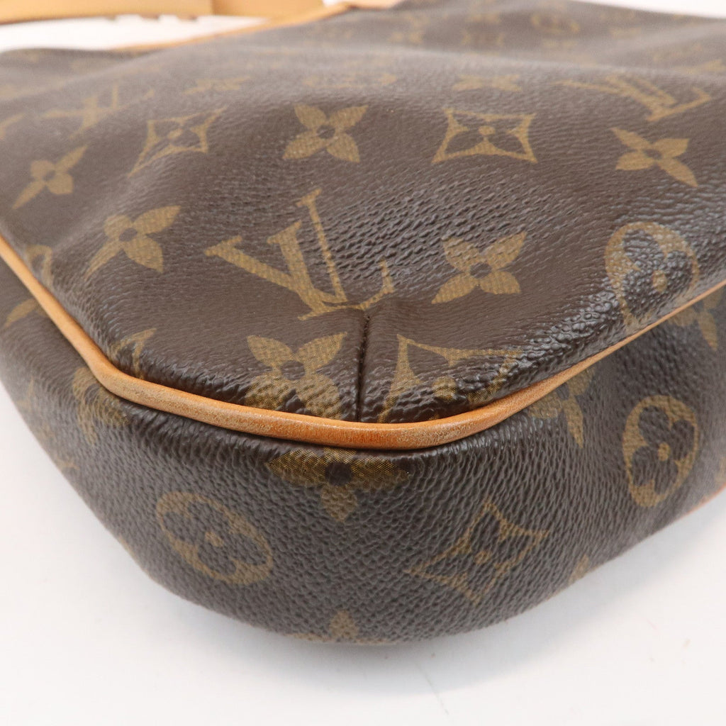 Louis Vuitton Monogram Odeon MM Shoulder Bag Brown M56389