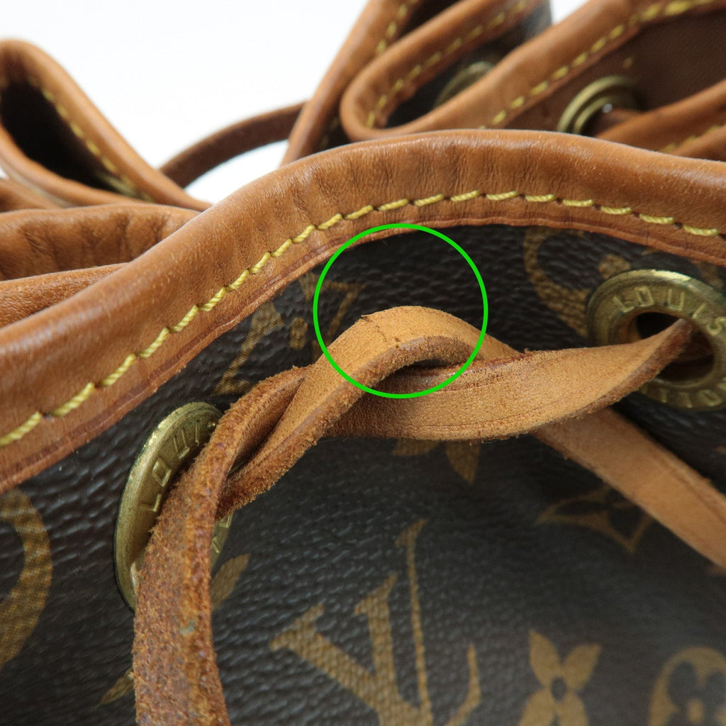 Louis Vuitton Monogram Noe Shoulder Bag Hand Bag Brown M42224