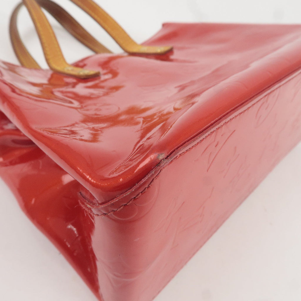 Louis Vuitton Monogram Vernis Lead PM Hand Bag Rouge M91088