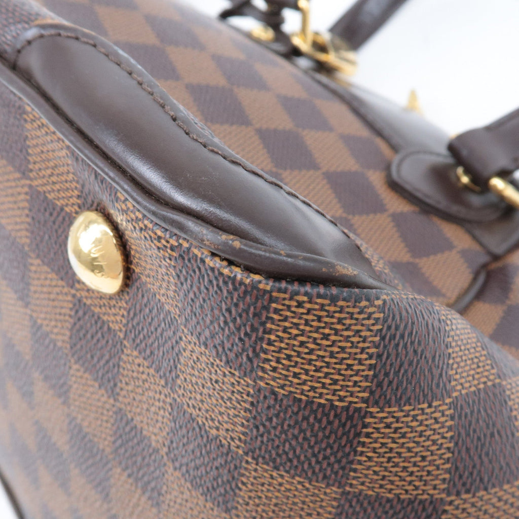 Louis Vuitton Damier Ebene Verona PM Hand Bag Brown N41117