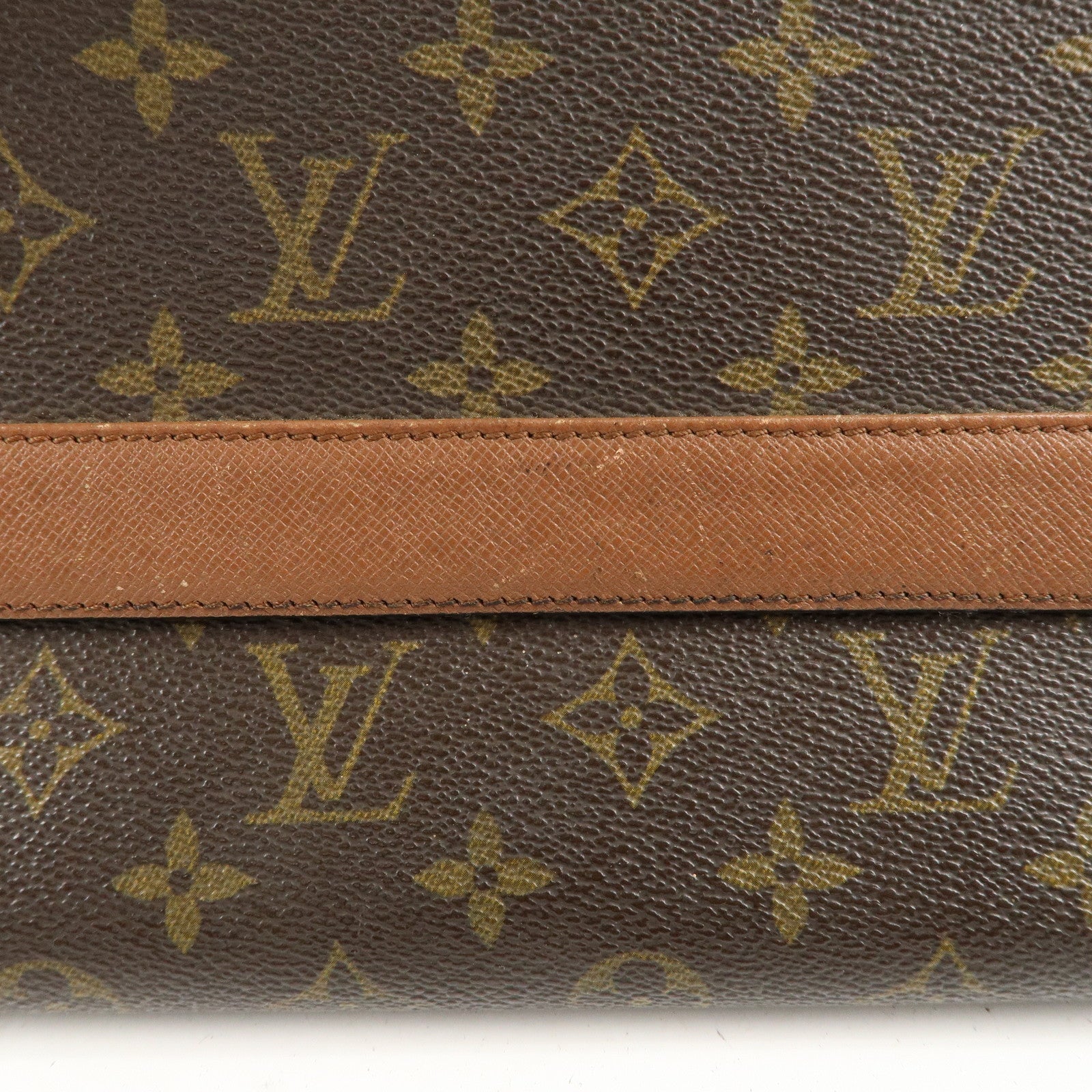 Louis Vuitton Monogram Porte Envelope Clutch Bag Brown M51801