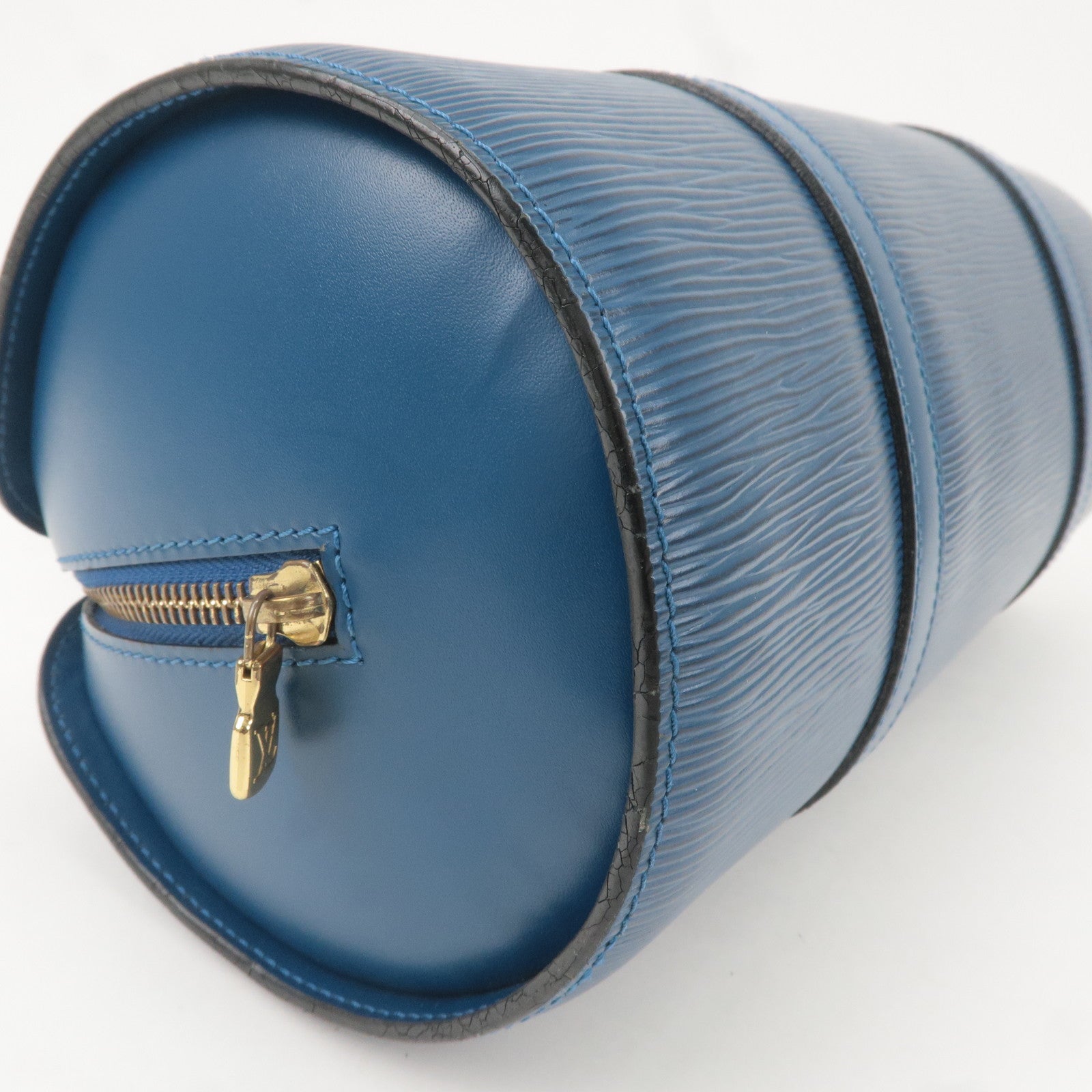 Louis Vuitton Epi Soufflot Shoulder Bag Hand Bag Blue M52222