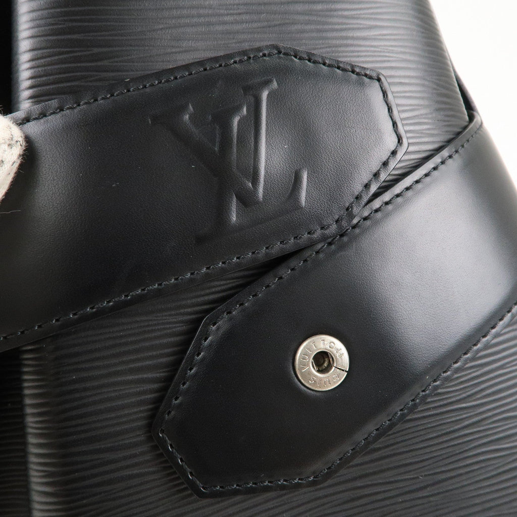 Louis Vuitton Epi Sac D'epaule PM Bucket Bag Noir Black M80157