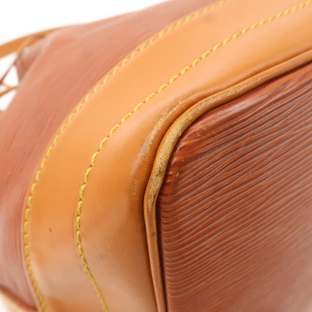 Louis Vuitton Epi Noe Bi-Color Shoulder Bag Kenya Brown M44028