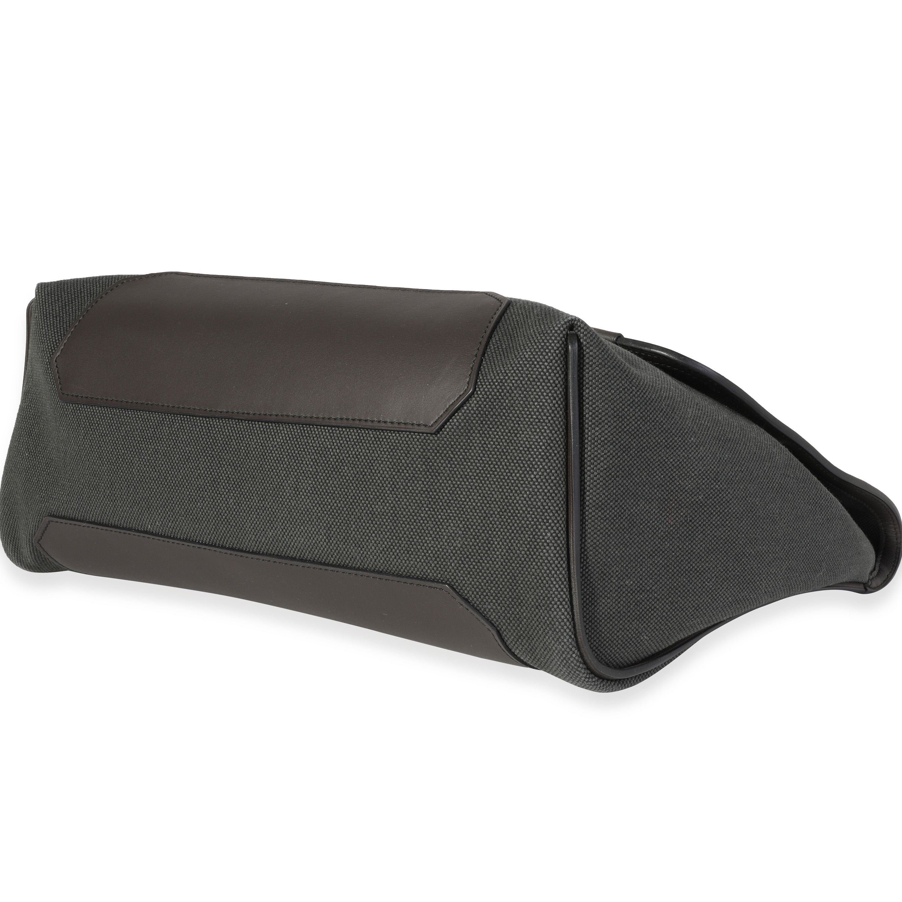 Hermès Vert Fonce Officier & Ébène Sombrero Leather Aller-Retour Messenger Bag