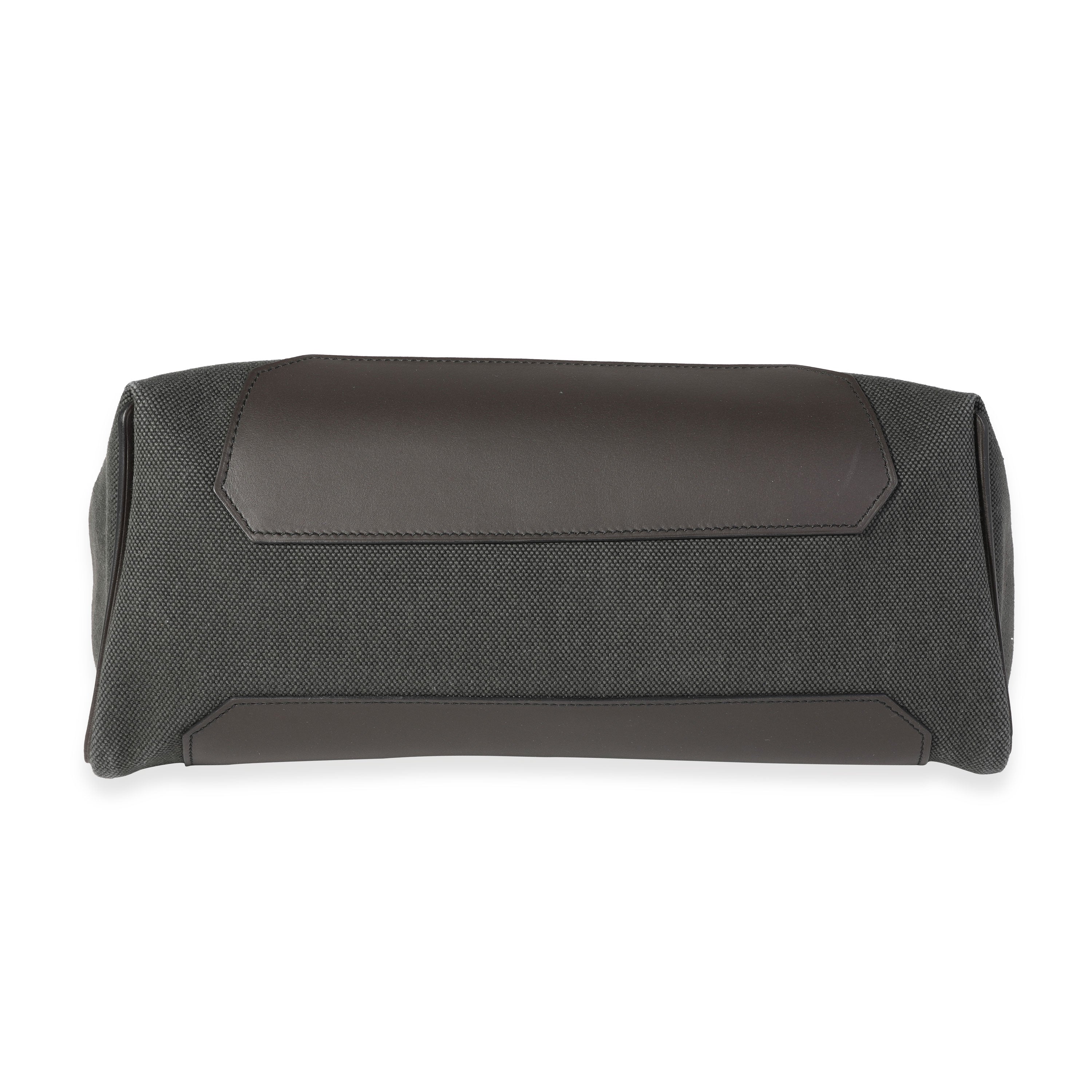 Hermès Vert Fonce Officier & Ébène Sombrero Leather Aller-Retour Messenger Bag
