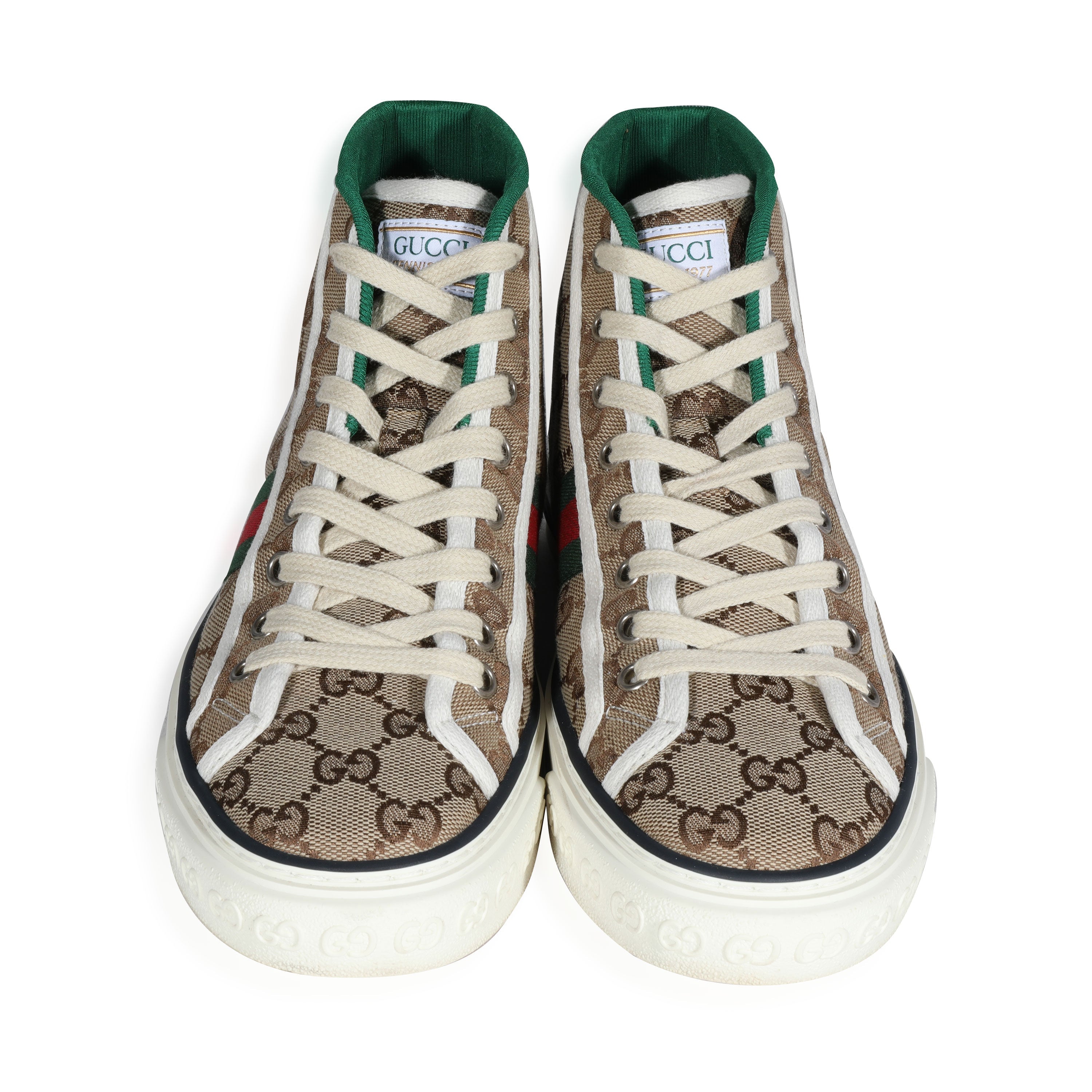 Gucci Wmns Tennis 1977 High 'Beige Ebony'