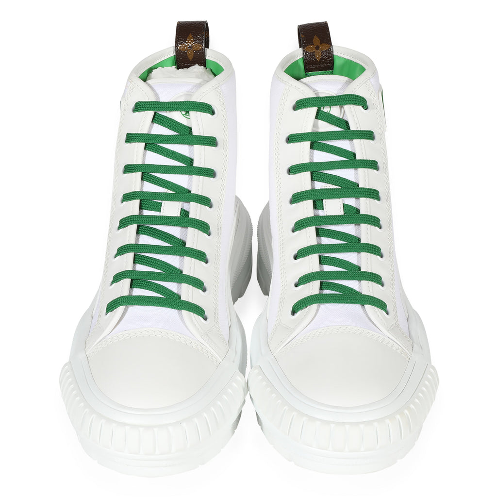 Louis Vuitton Squad Sneaker Boot 'White Green'