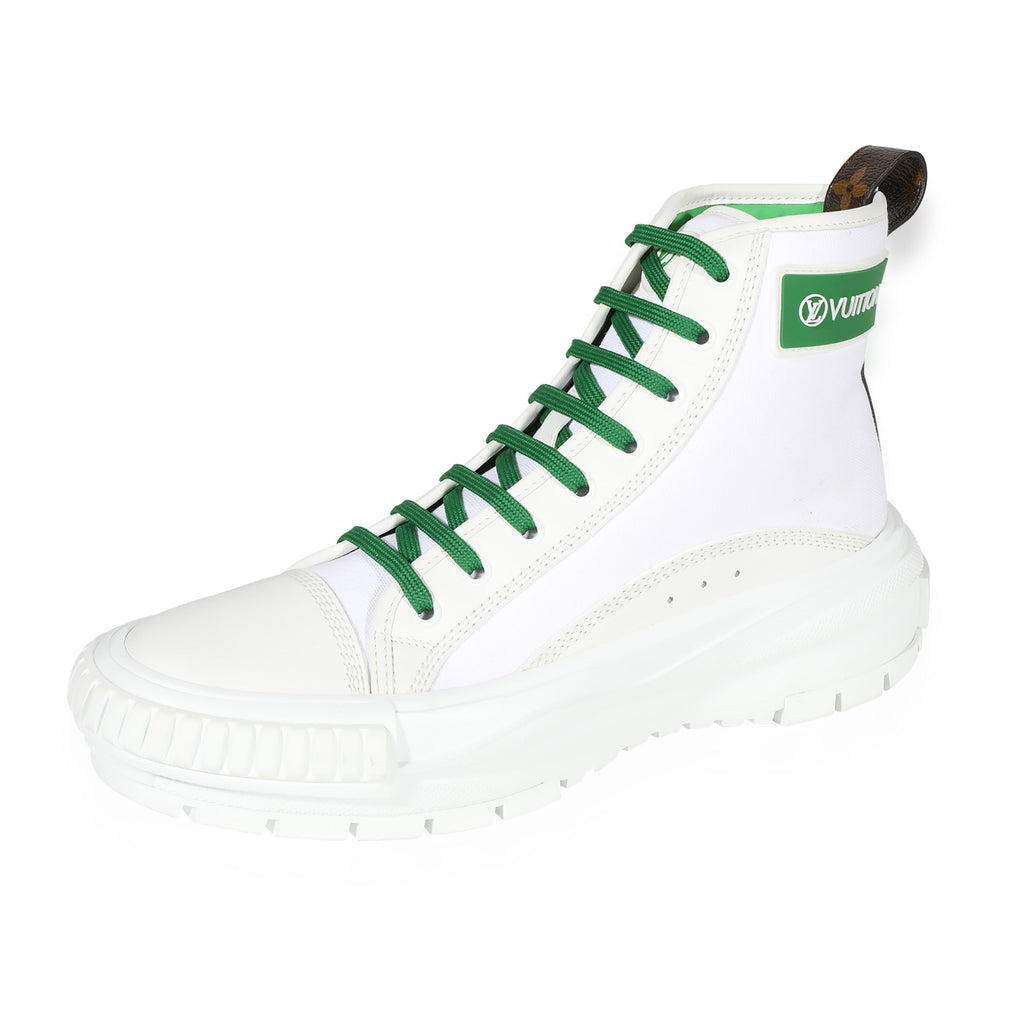 Louis Vuitton Squad Sneaker Boot 'White Green'