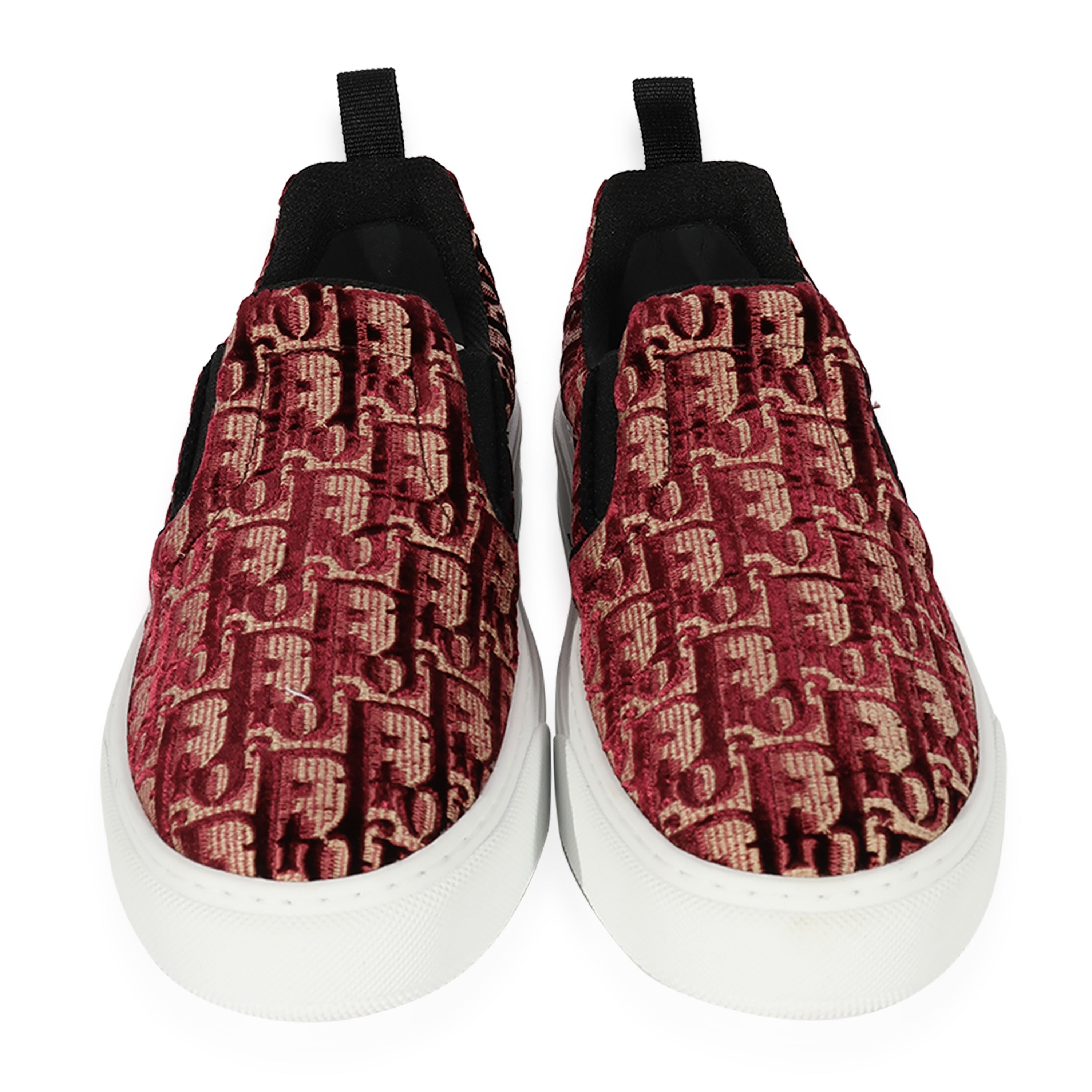 Dior Wmns Solar Slip-On 'Dior Oblique - Burgundy'