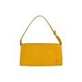 Louis Vuitton Vintage Tassil Yellow Epi Pochette Accessories