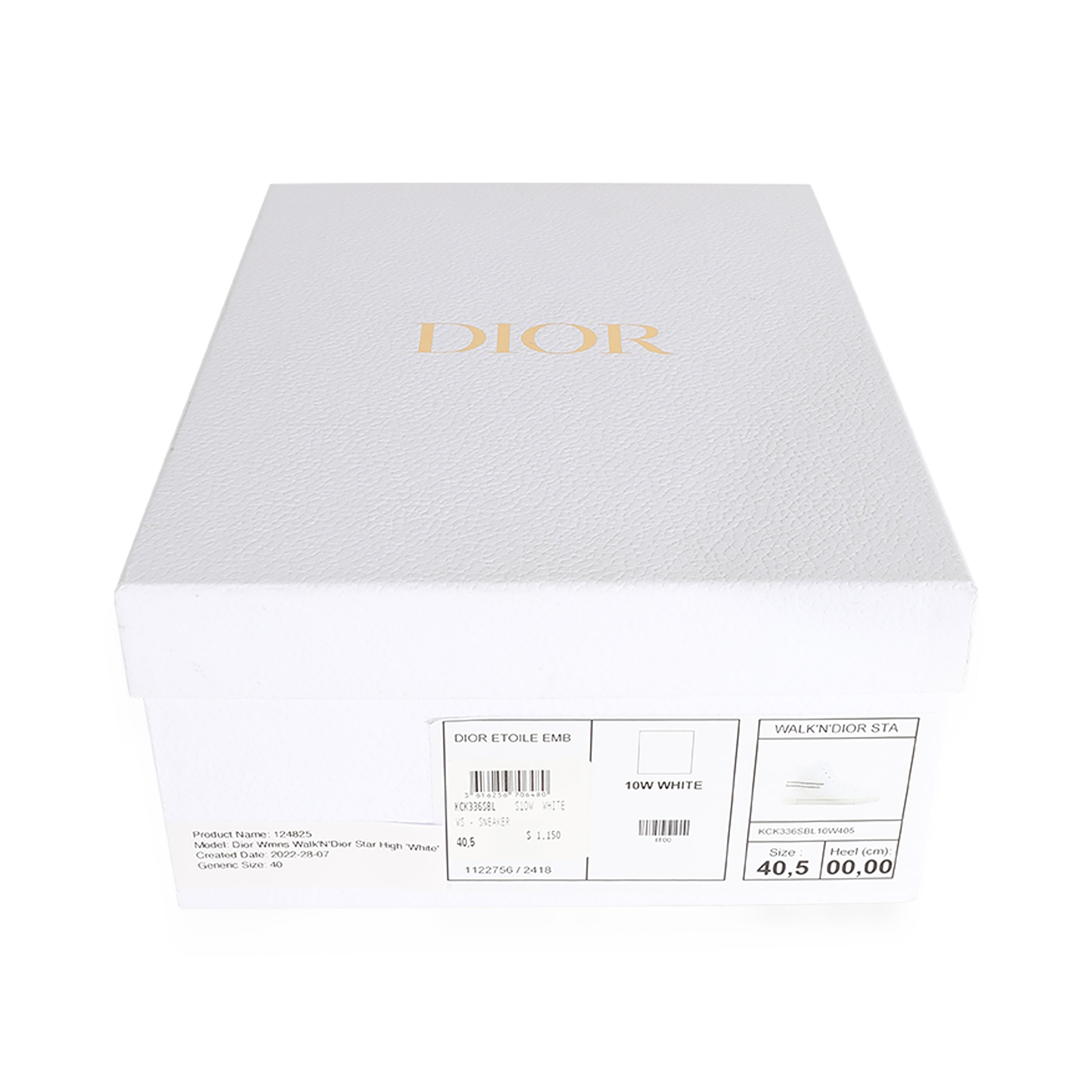 Dior Wmns Walk'N'Dior Star High 'White'