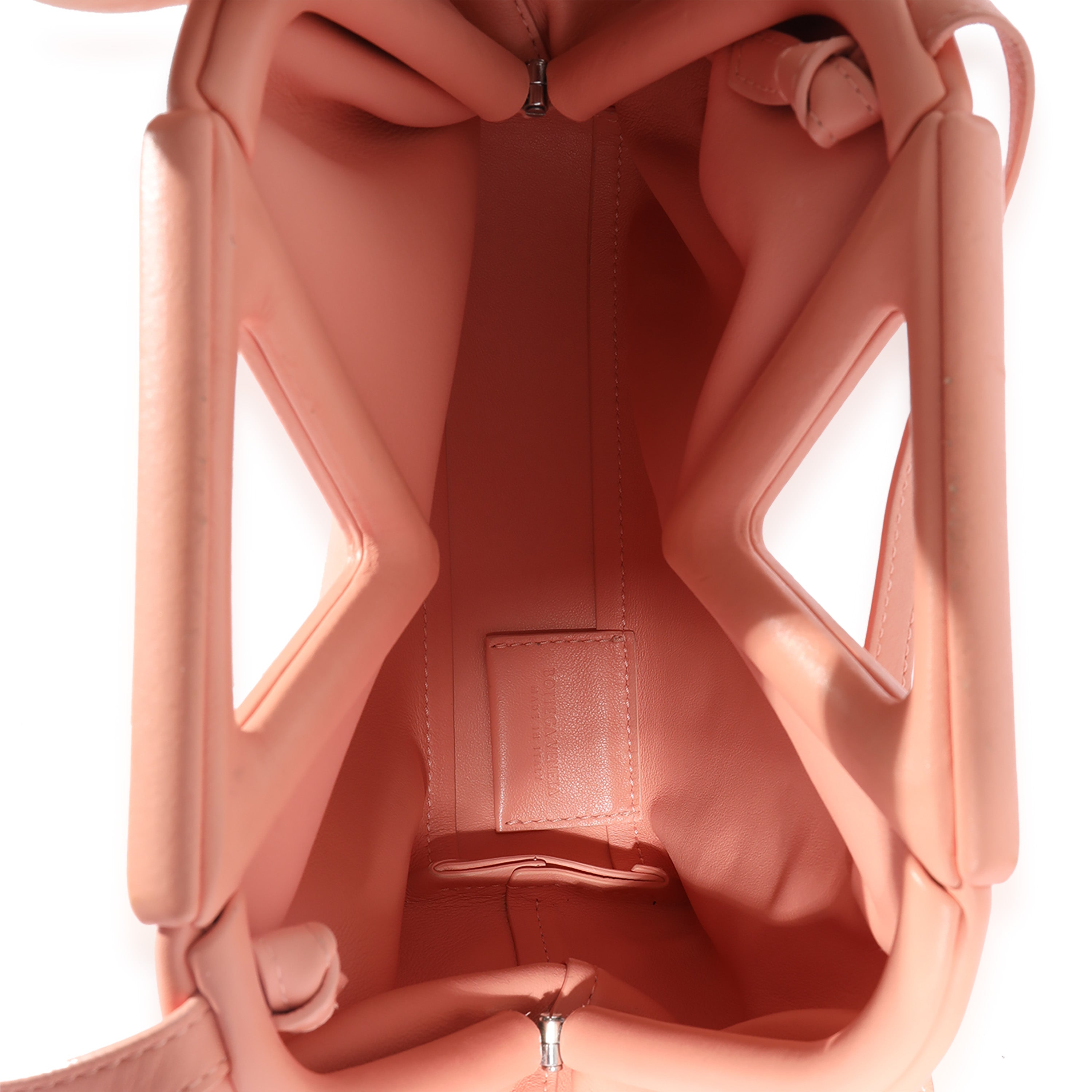 Bottega Veneta Peachy Calfskin Small The Point Bag