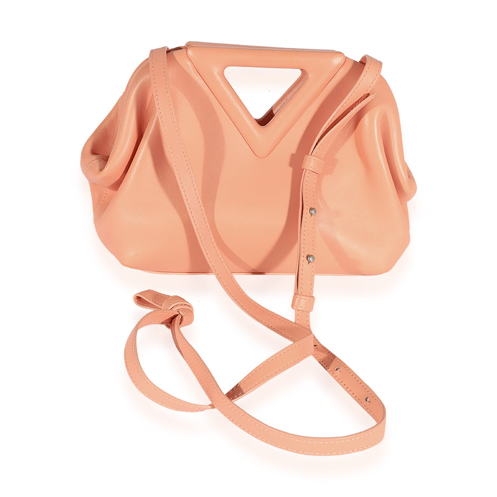 Bottega Veneta Peachy Calfskin Small The Point Bag