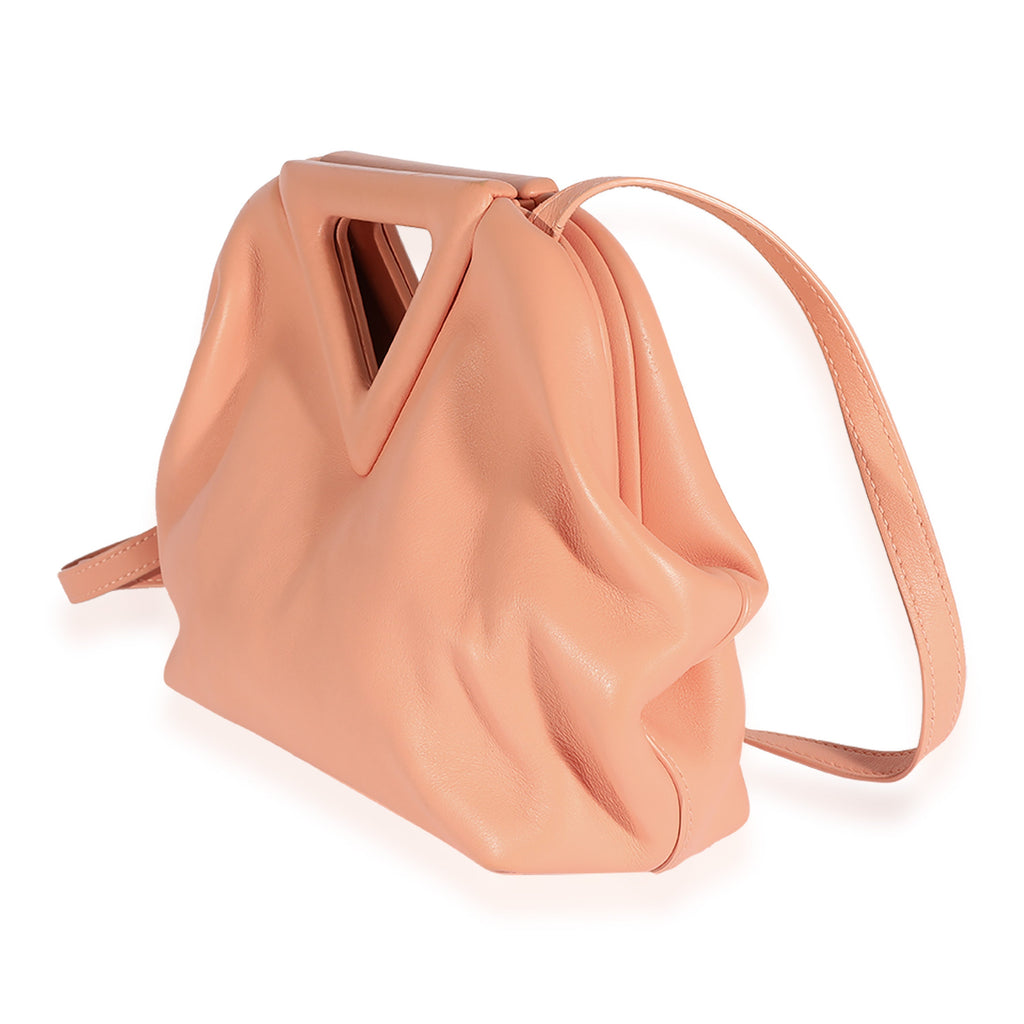Bottega Veneta Peachy Calfskin Small The Point Bag
