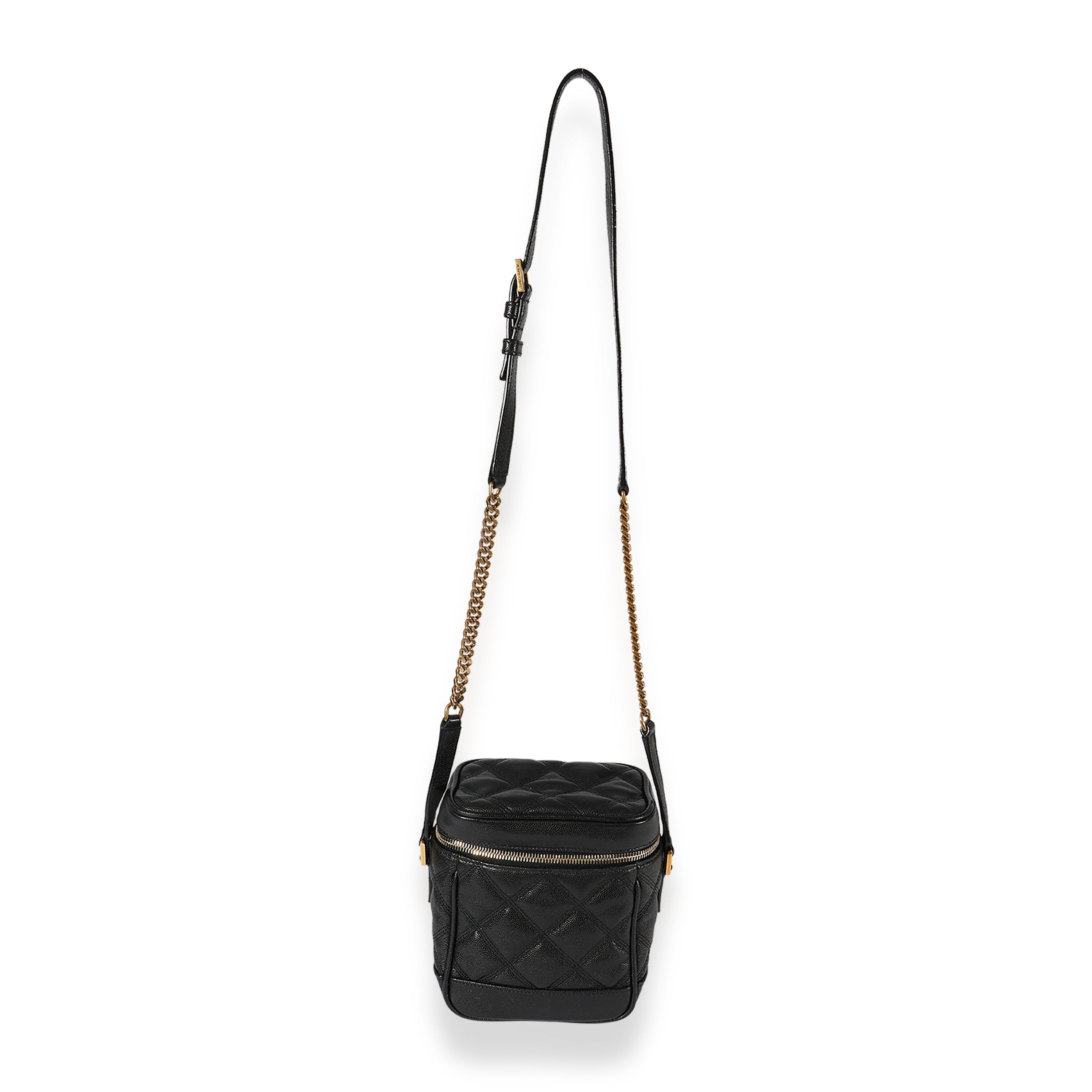 SAINT LAURENT Grain De Poudre 80's Vanity Bag