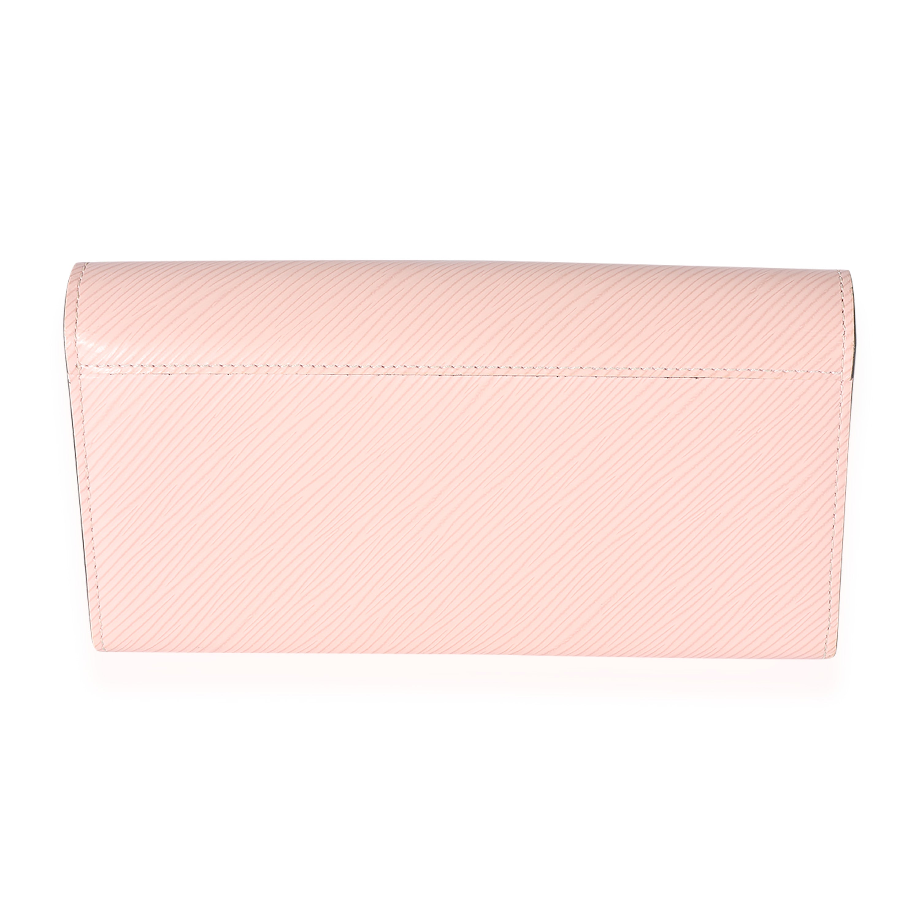 Louis Vuitton Rose Epi Leather Twist Wallet