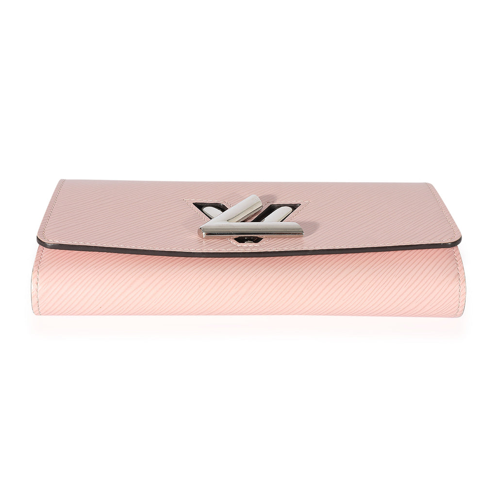 Louis Vuitton Rose Epi Leather Twist Wallet