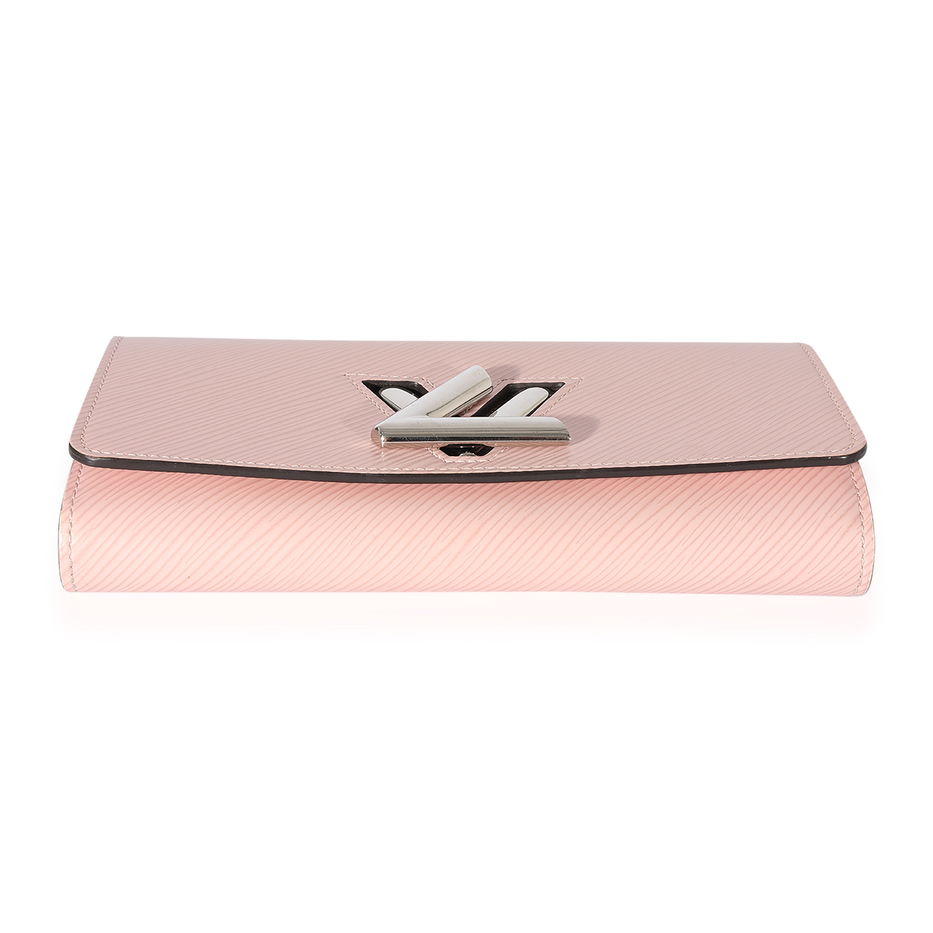 Louis Vuitton Rose Epi Leather Twist Wallet