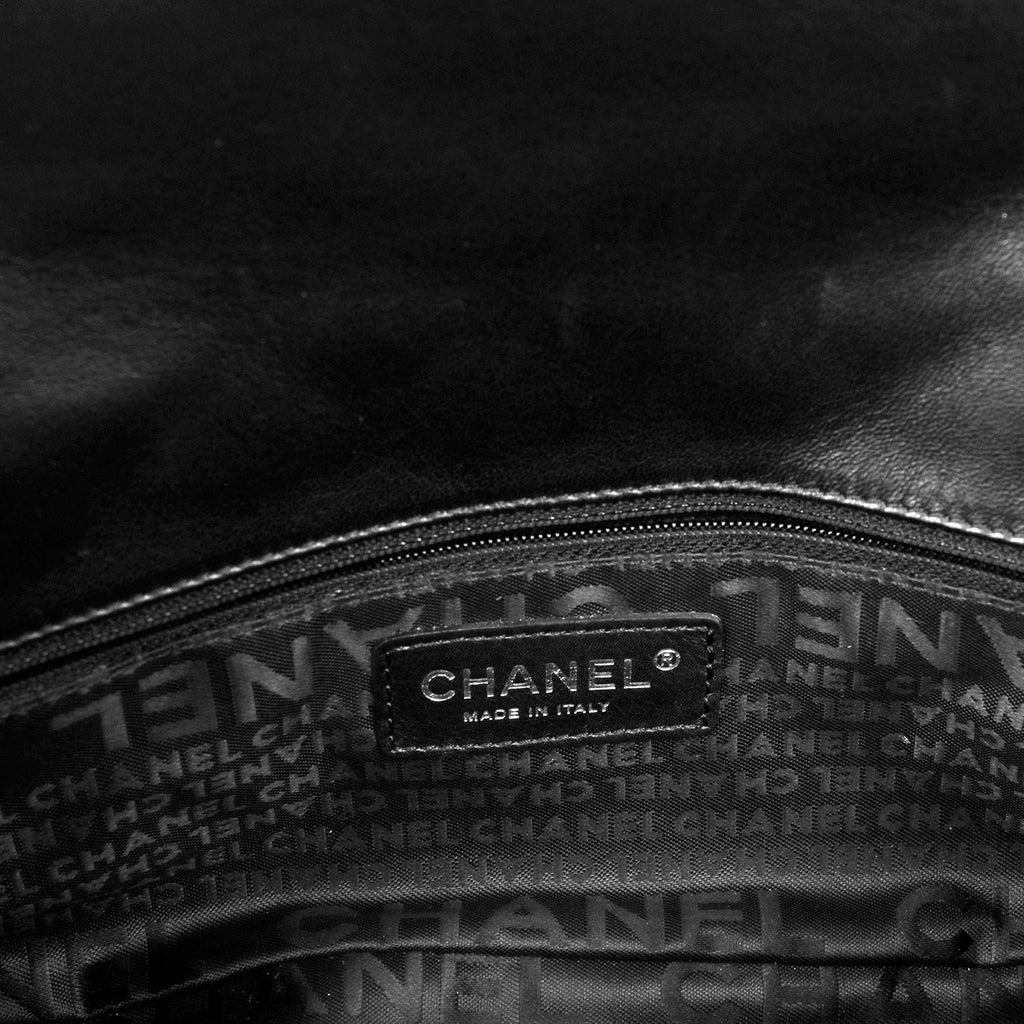 Chanel Tweed East  West Couture Flap