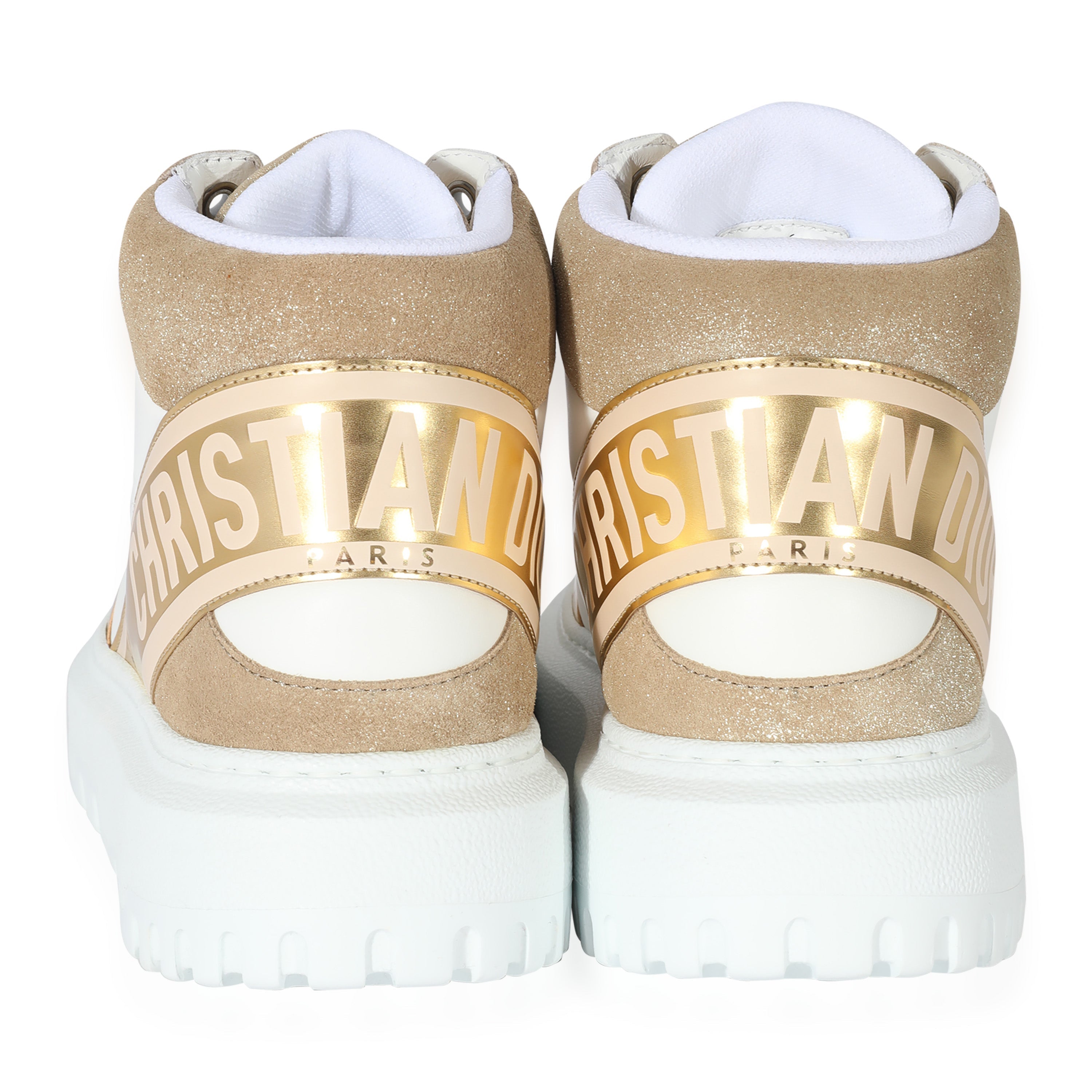 Dior Wmns D-Player 'Quilted Nylon - White Gold'