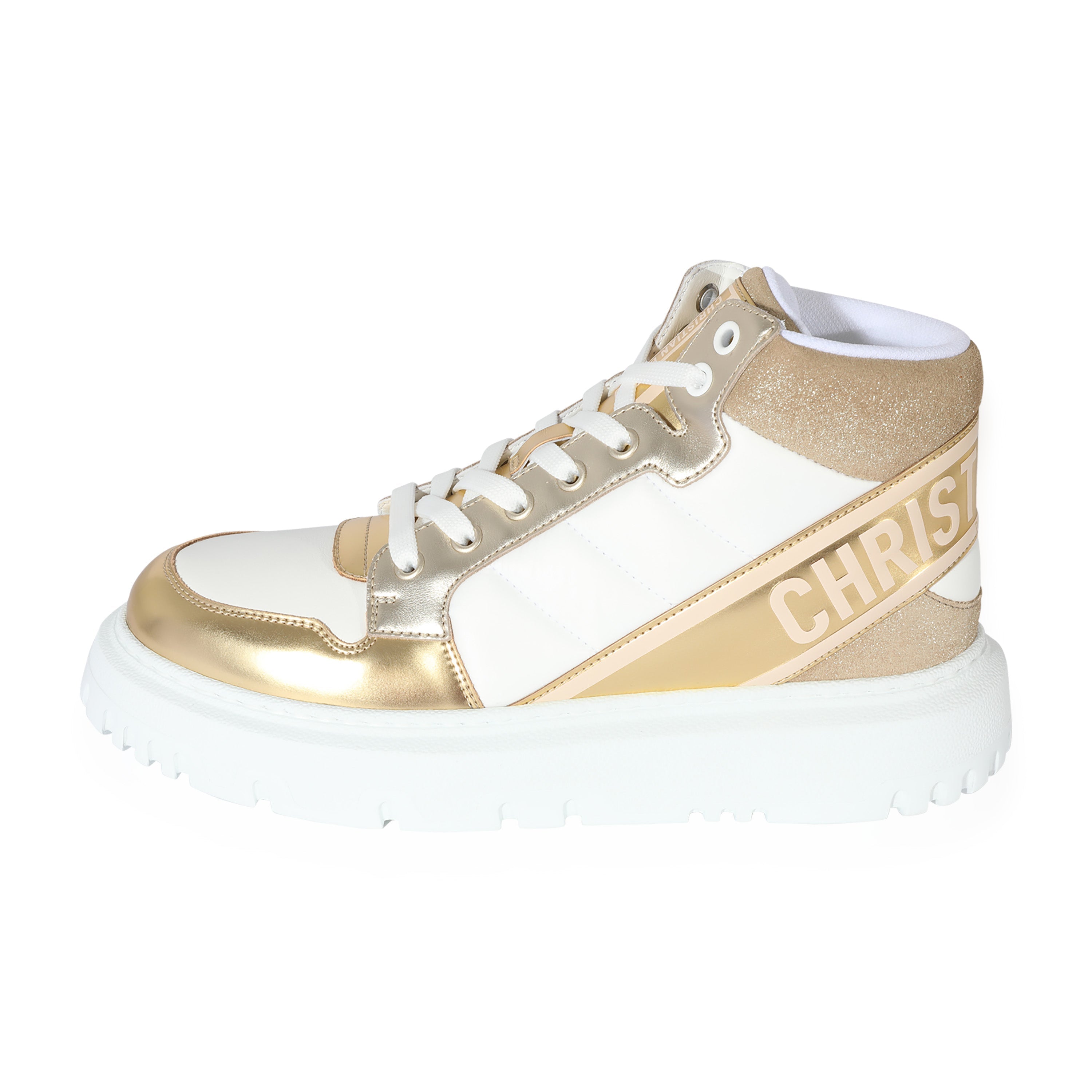 Dior Wmns D-Player 'Quilted Nylon - White Gold'