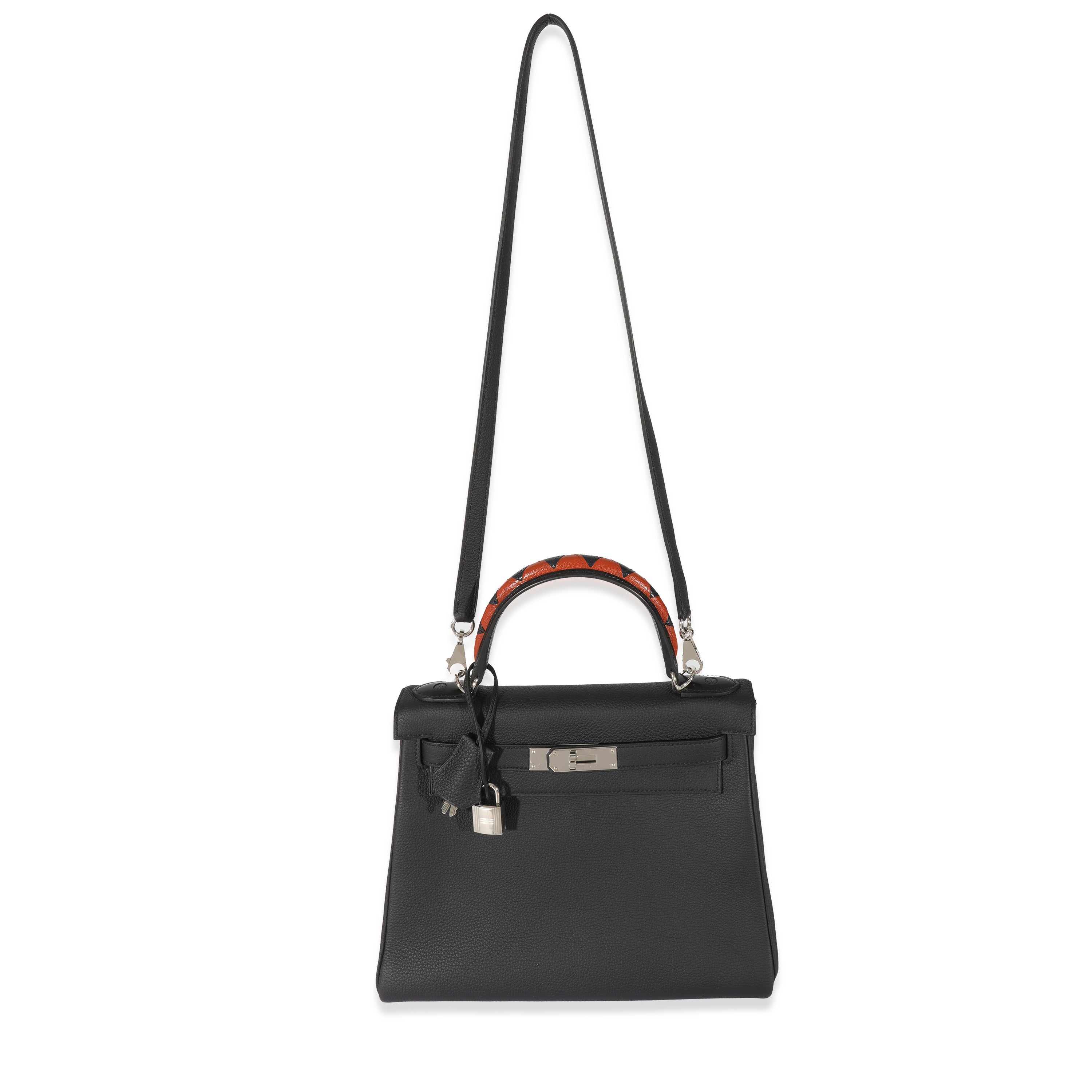 Hermès Togo Au Galop Bleu Indigo Kelly 28