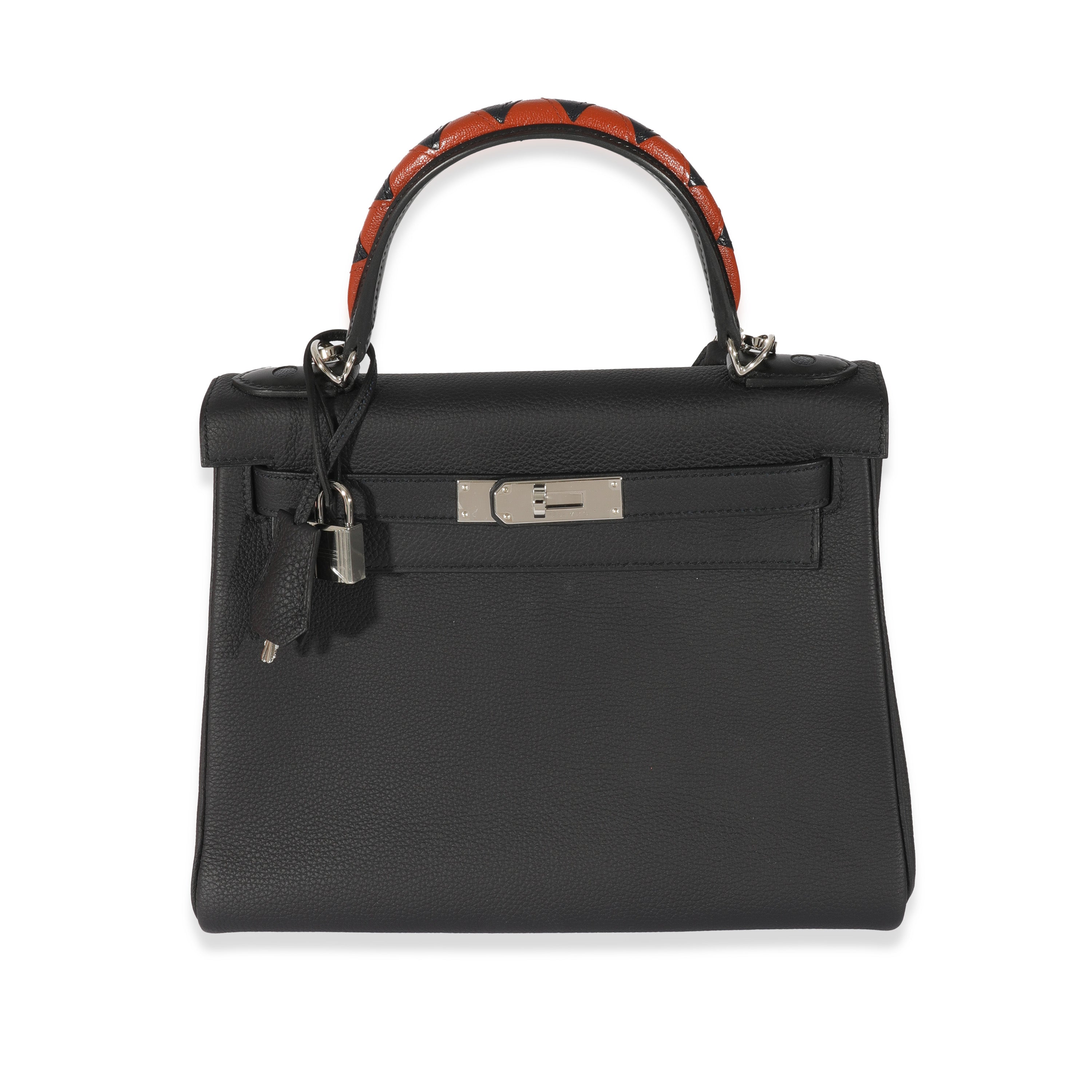 Hermès Togo Au Galop Bleu Indigo Kelly 28