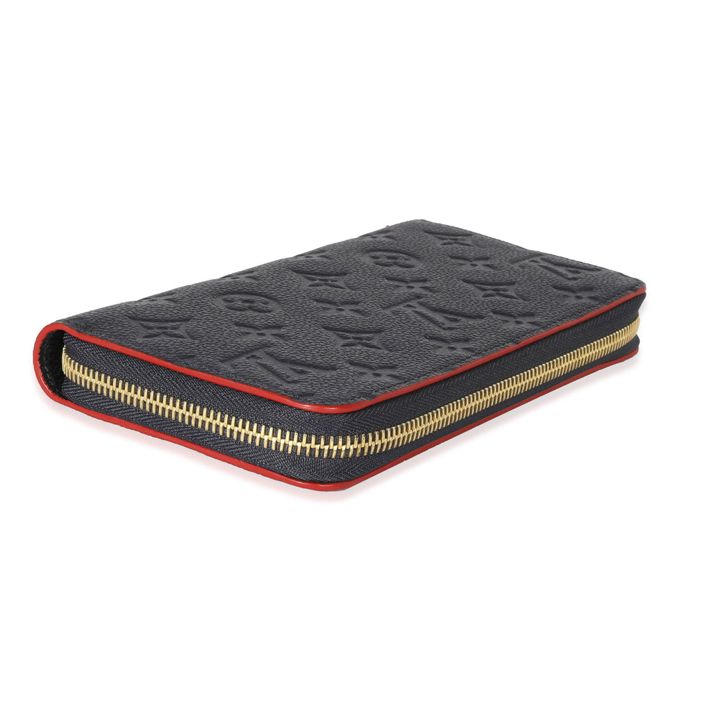 Louis Vuitton Marine Rouge Empreinte Zippy Wallet