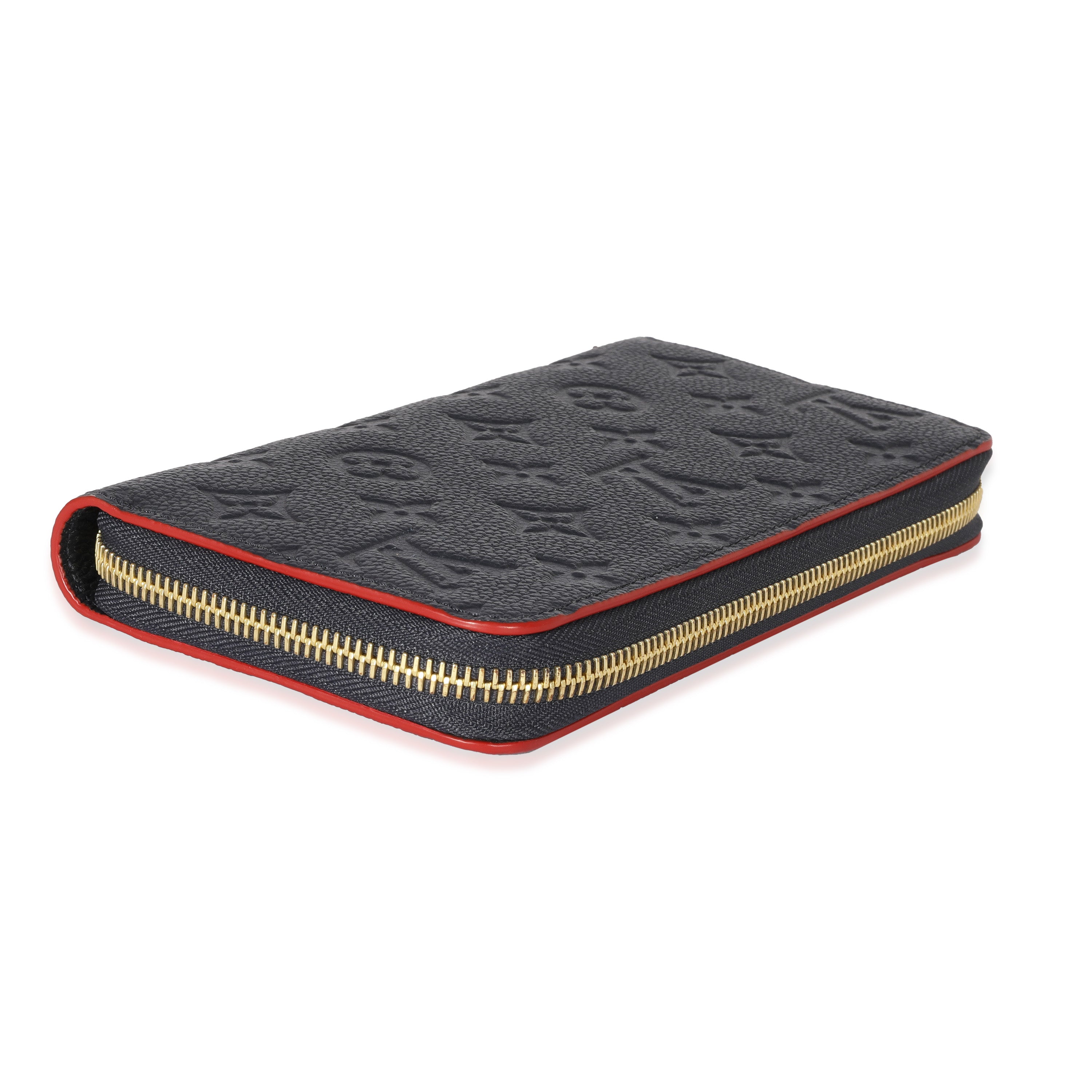 Louis Vuitton Marine Rouge Empreinte Zippy Wallet