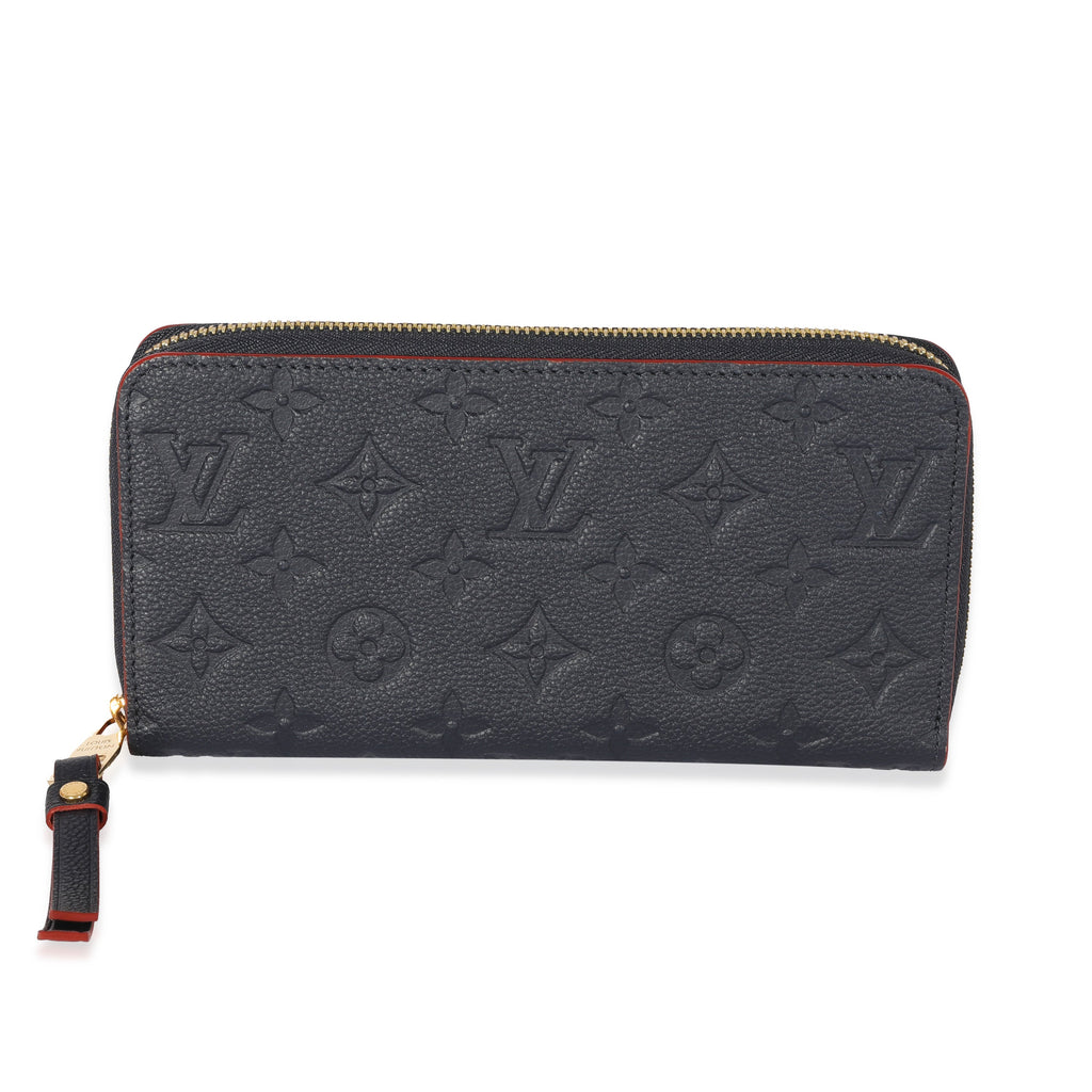 Louis Vuitton Marine Rouge Empreinte Zippy Wallet