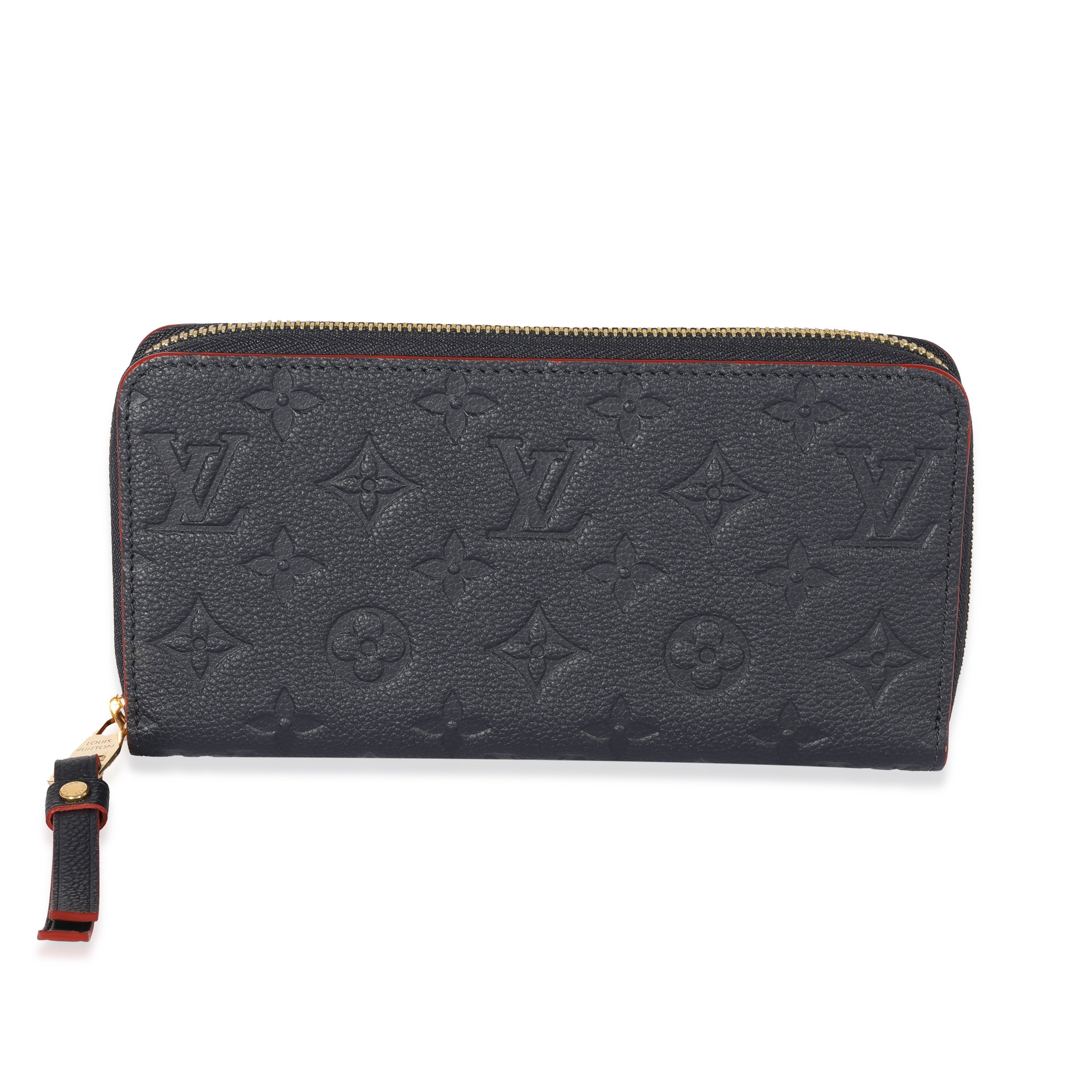 Louis Vuitton Marine Rouge Empreinte Zippy Wallet