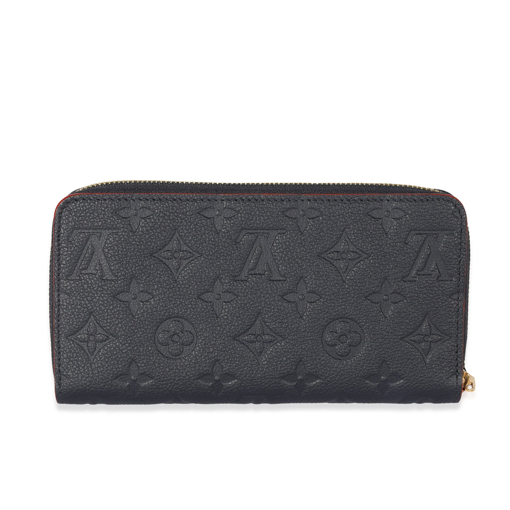 Louis Vuitton Marine Rouge Empreinte Zippy Wallet