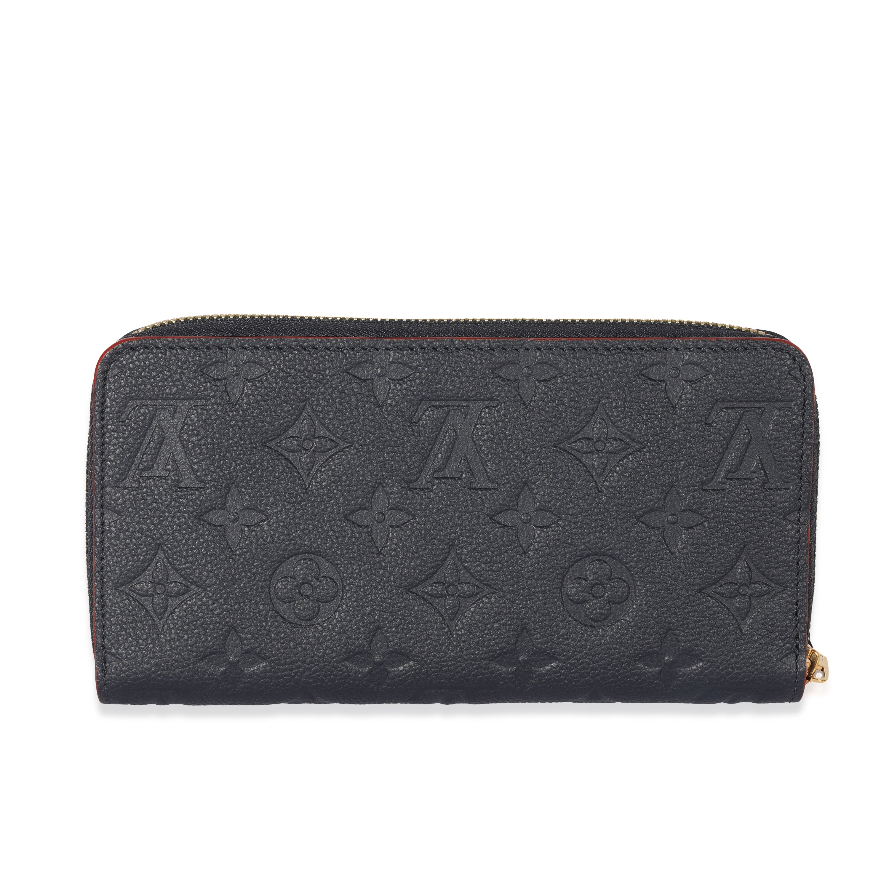 Louis Vuitton Marine Rouge Empreinte Zippy Wallet