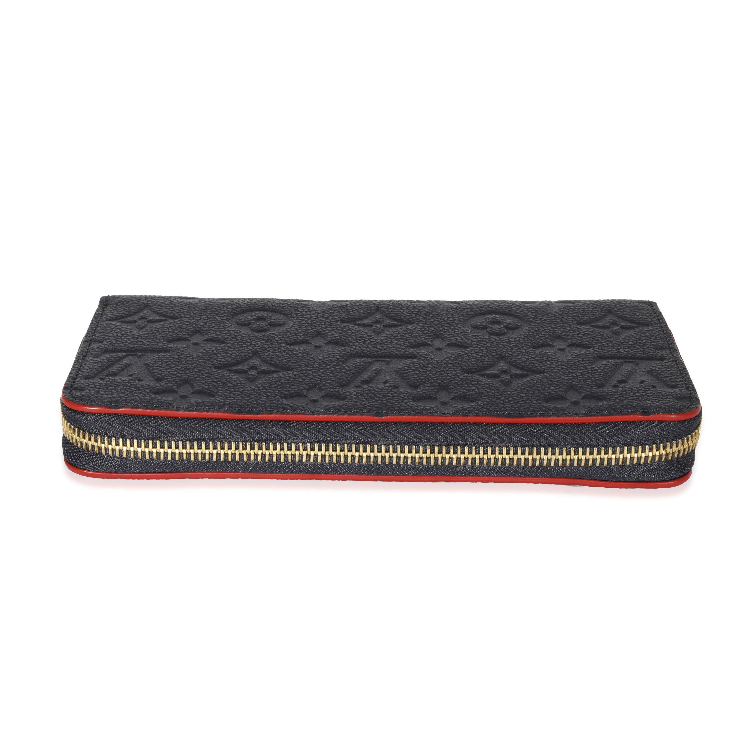 Louis Vuitton Marine Rouge Empreinte Zippy Wallet
