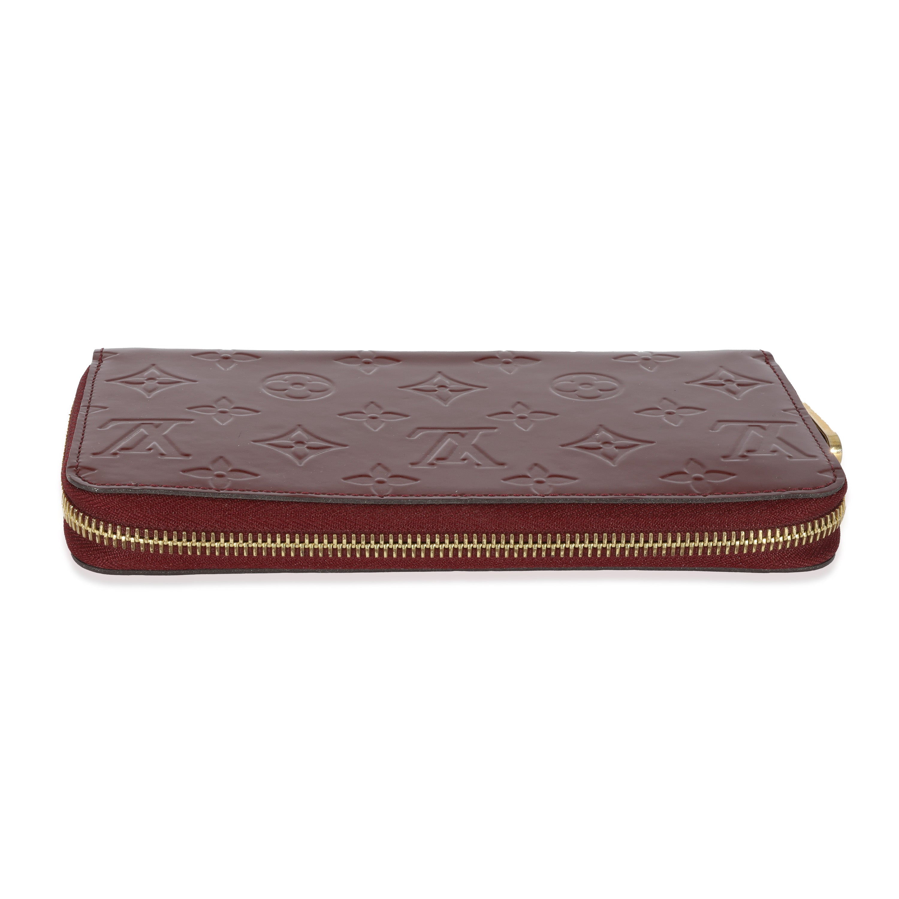 Louis Vuitton Rouge Fauviste Vernis Zippy Wallet