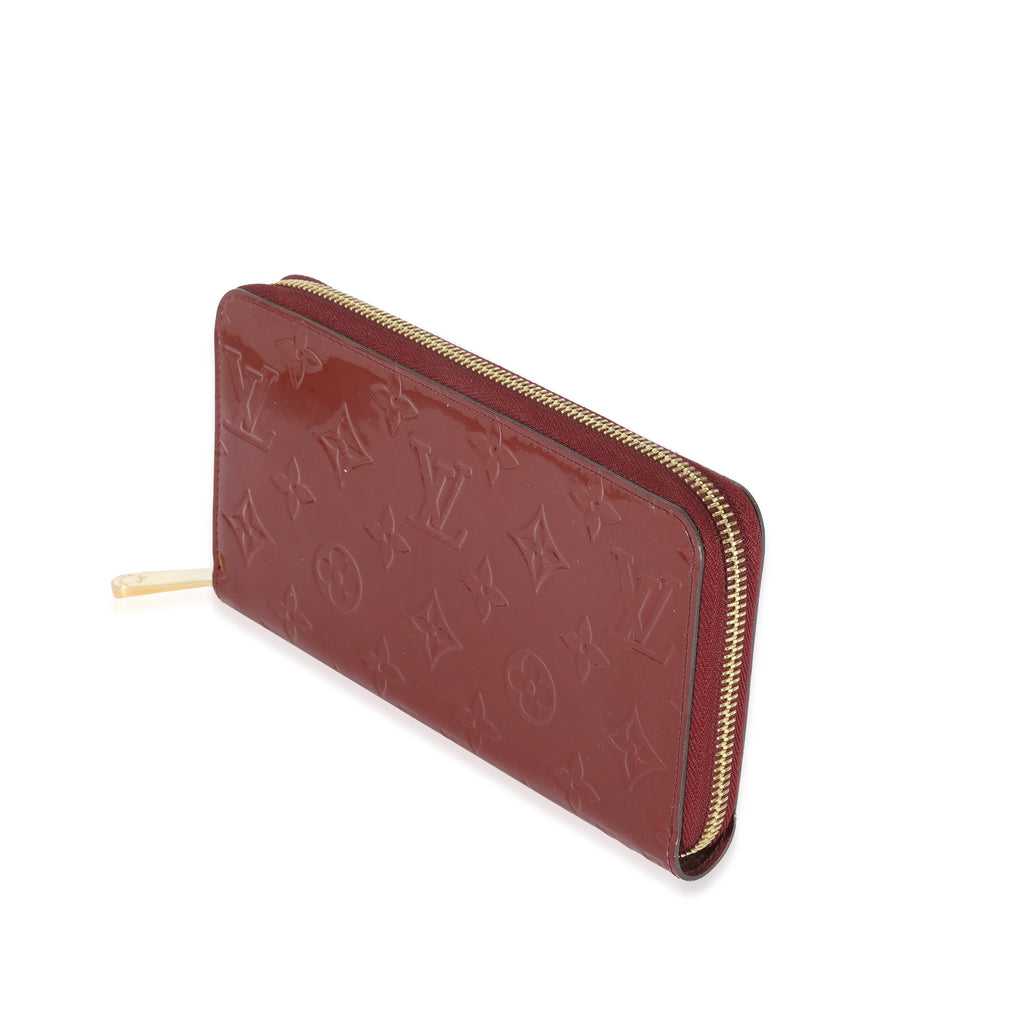 Louis Vuitton Rouge Fauviste Vernis Zippy Wallet