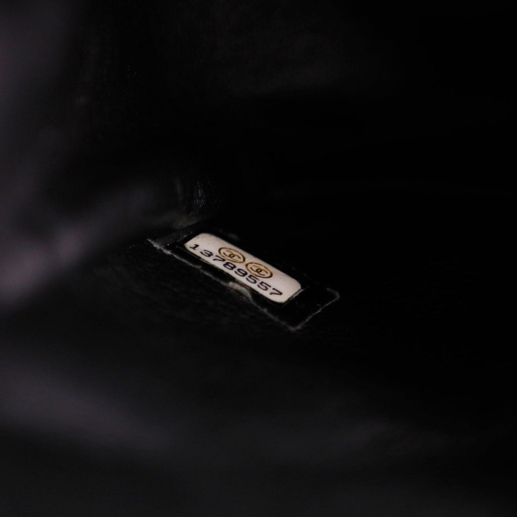 Chanel  Black Patent Leather Jumbo Classic with Silver Hardware