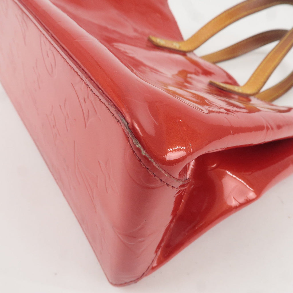 Louis Vuitton Monogram Vernis Lead PM Hand Bag Rouge M91088