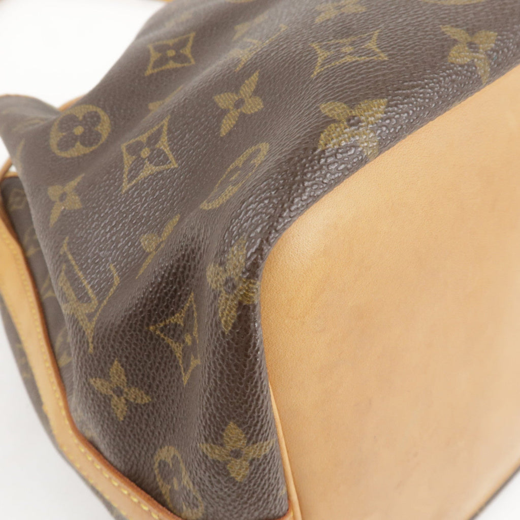 Louis Vuitton Monogram Petit Noe Shoulder Bag Brown M42226