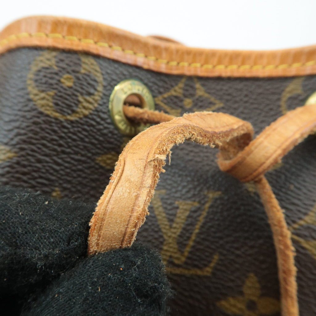 Louis Vuitton Monogram Noe Shoulder Bag Hand Bag Brown M42224