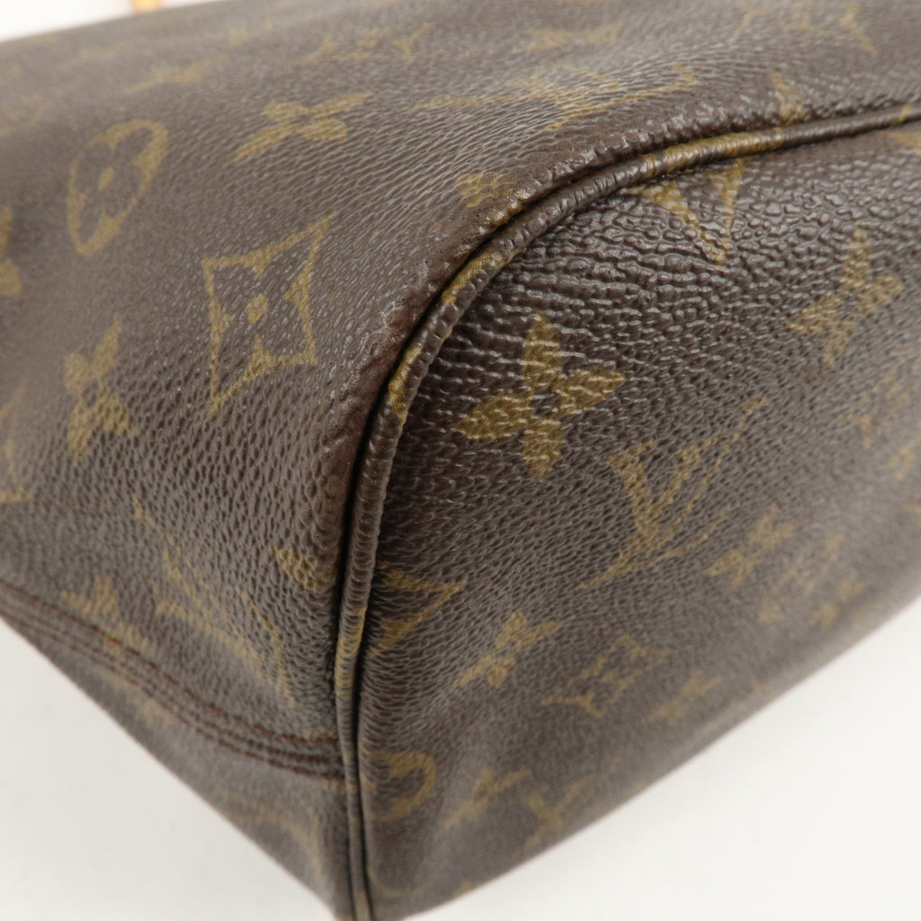 Louis Vuitton Monogram Neverfull MM Tote Bag Brown M40156