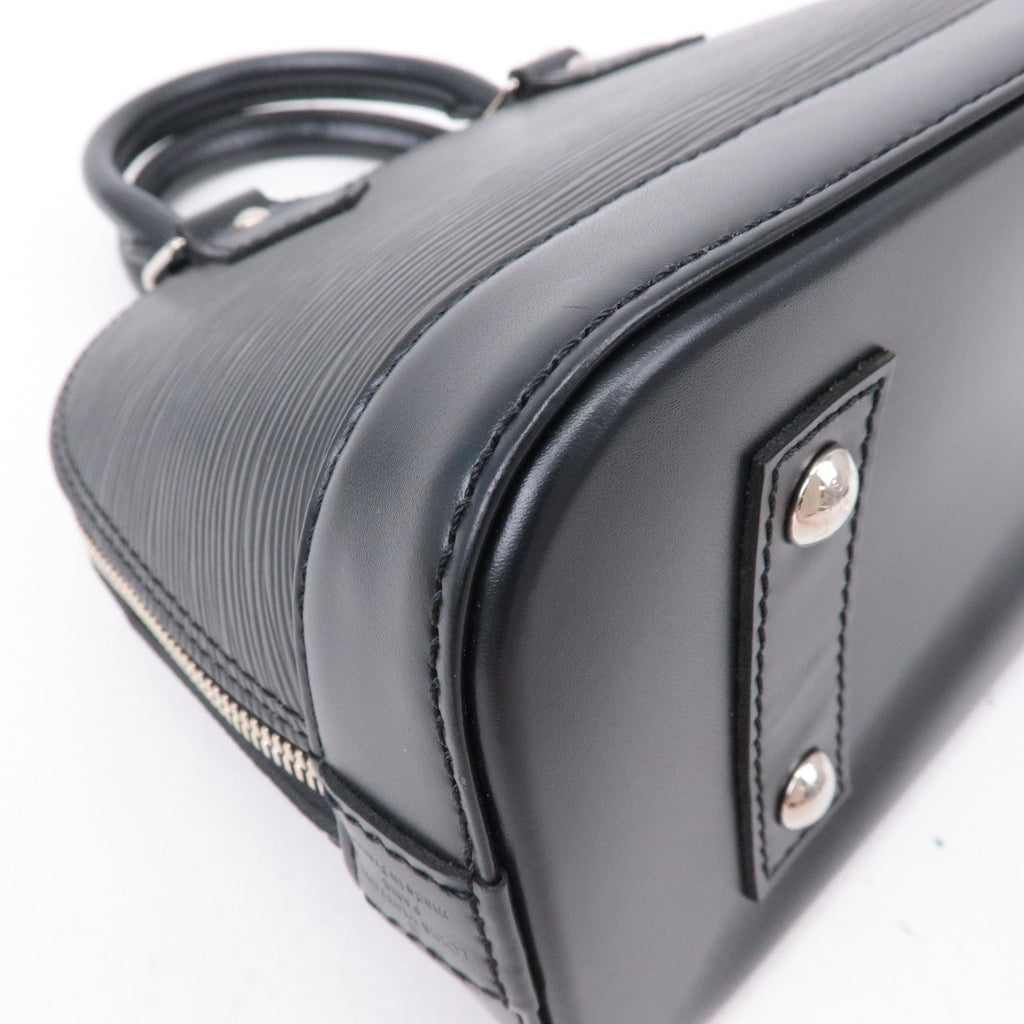 Louis Vuitton Epi Alma BB 2Way Shoulder Bag Noir Black M40862