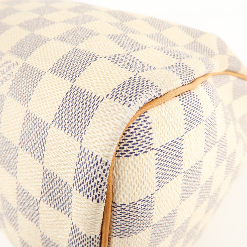 Louis Vuitton Damier Azur Speedy 30 Boston Hand Bag N41533