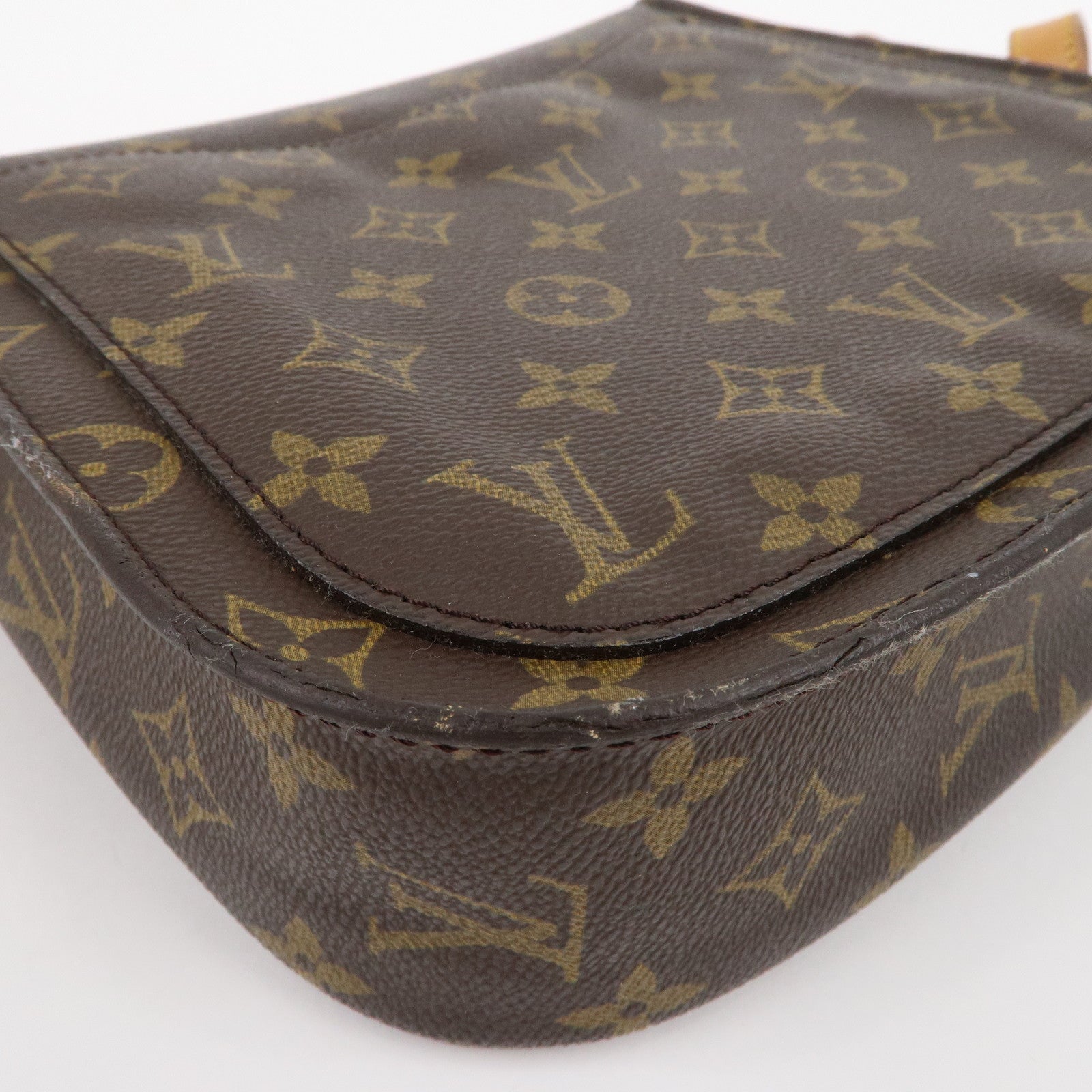 Louis Vuitton Monogram Saint Cloud GM Shoulder Bag Brown M51242