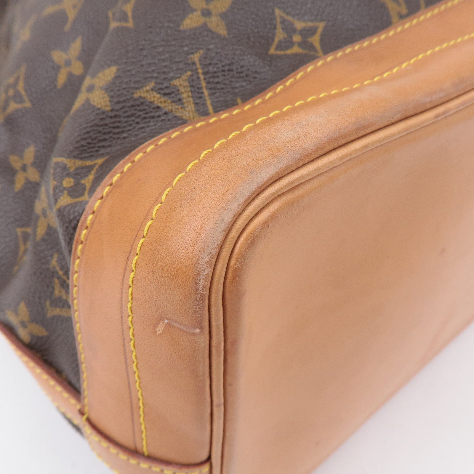 Louis Vuitton Monogram Noe Shoulder Bag Hand Bag Brown M42224