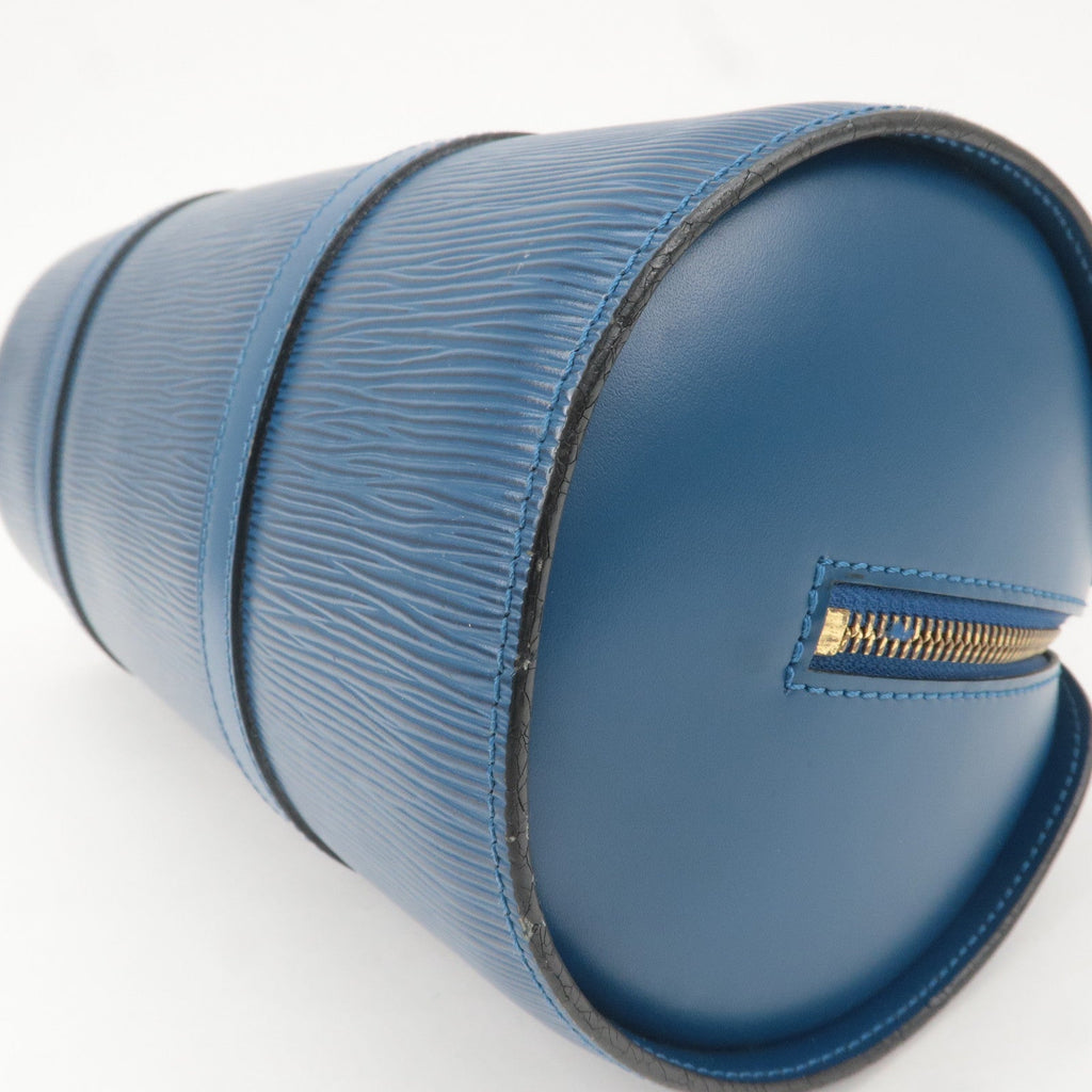 Louis Vuitton Epi Soufflot Shoulder Bag Hand Bag Blue M52222