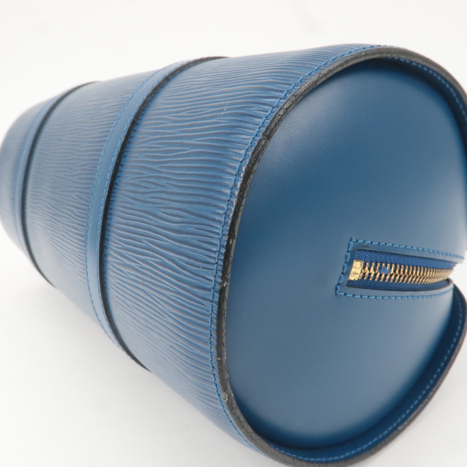 Louis Vuitton Epi Soufflot Shoulder Bag Hand Bag Blue M52222