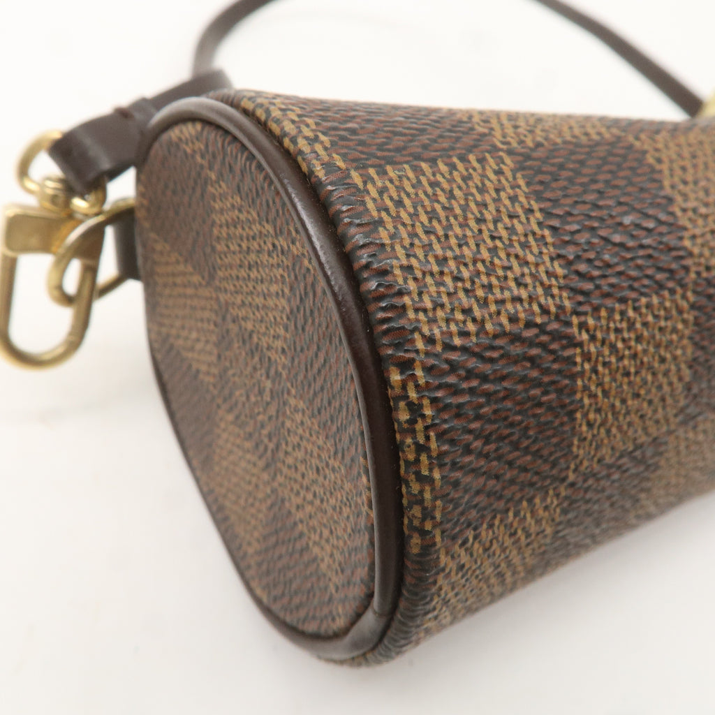 Louis Vuitton Damier Mini Pouch for Papillon Bag Brown