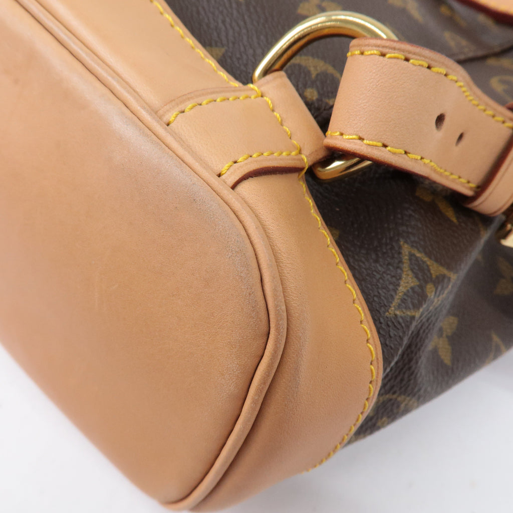 Louis Vuitton Monogram Montsouris MM Back Pack Bag M51136